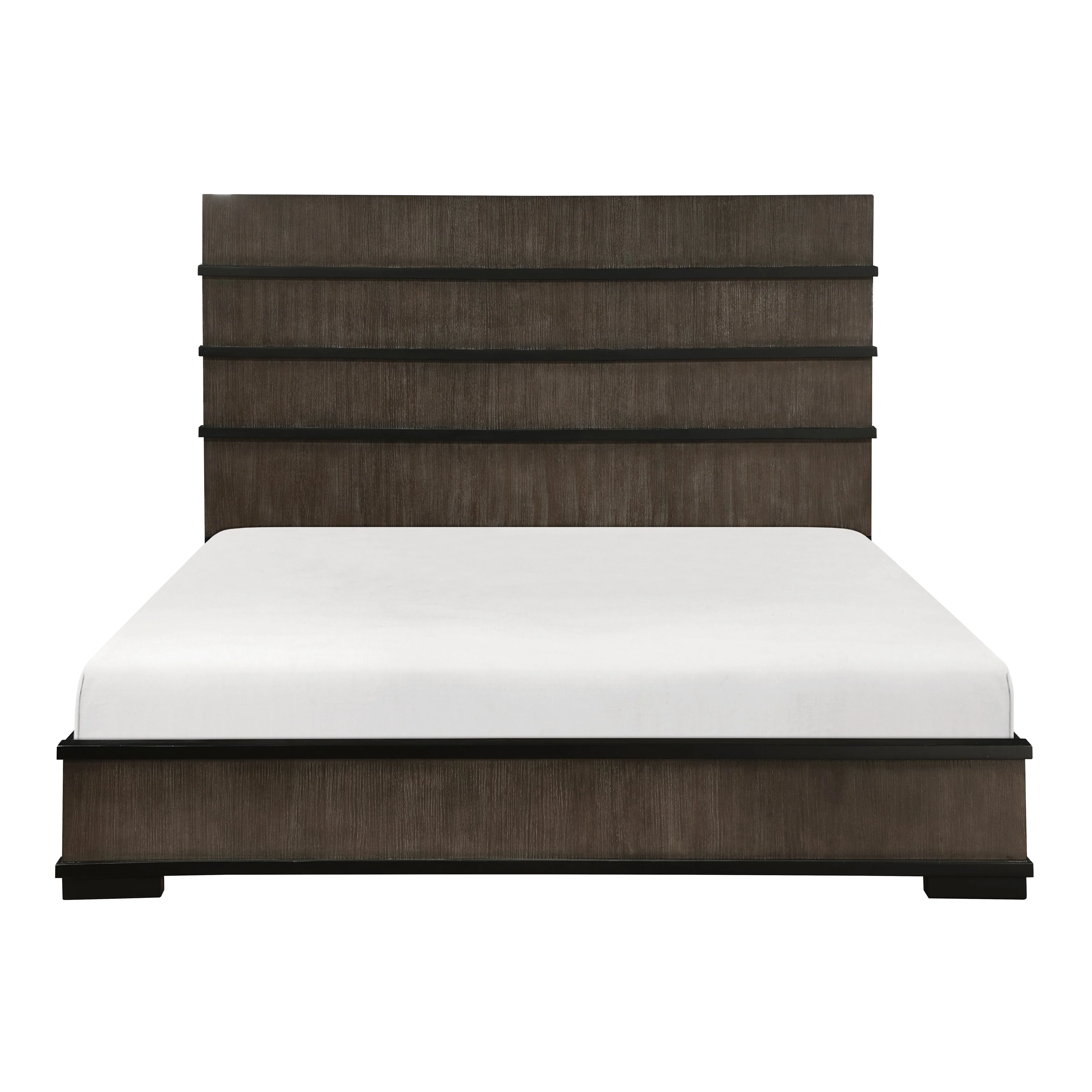 Acworth Brownish Gray California King Bed