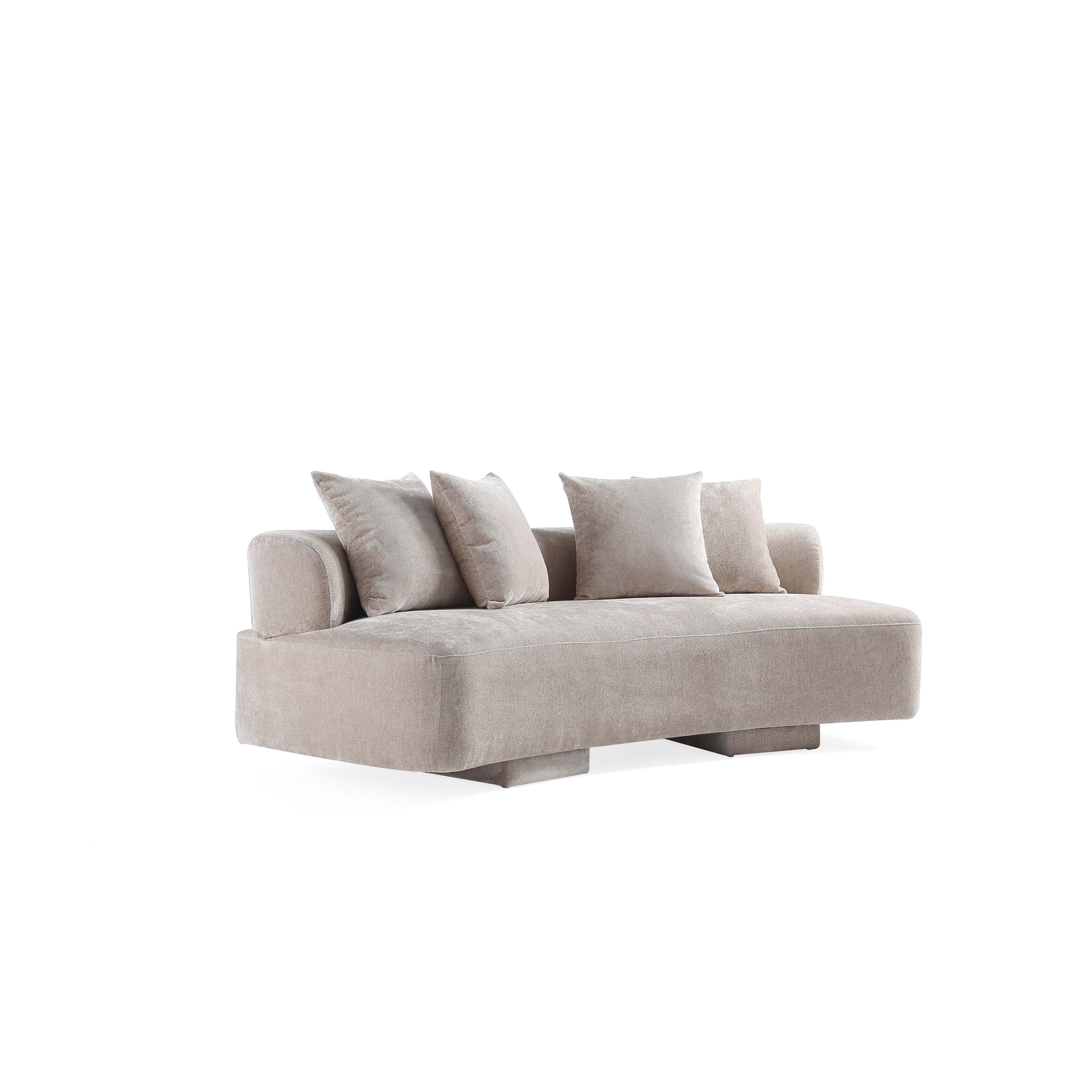 3-Piece Verandah 90.6" Sofa, 112" XL Sofa and Accent Chair in Beige - Image 17