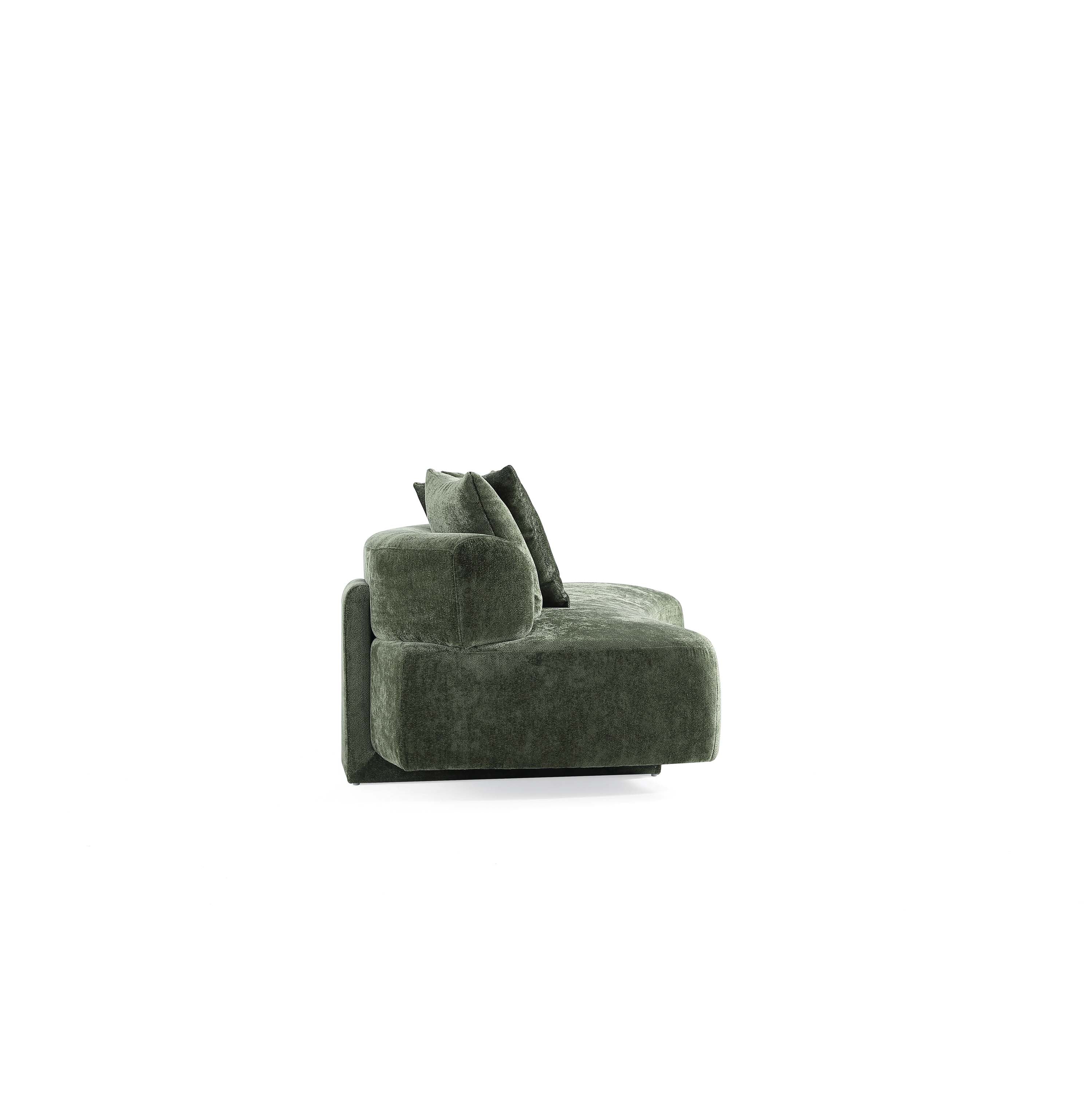 3-Piece Verandah 90.6" Sofa, 112" XL Sofa and Accent Chair in Olive Green - Image 18