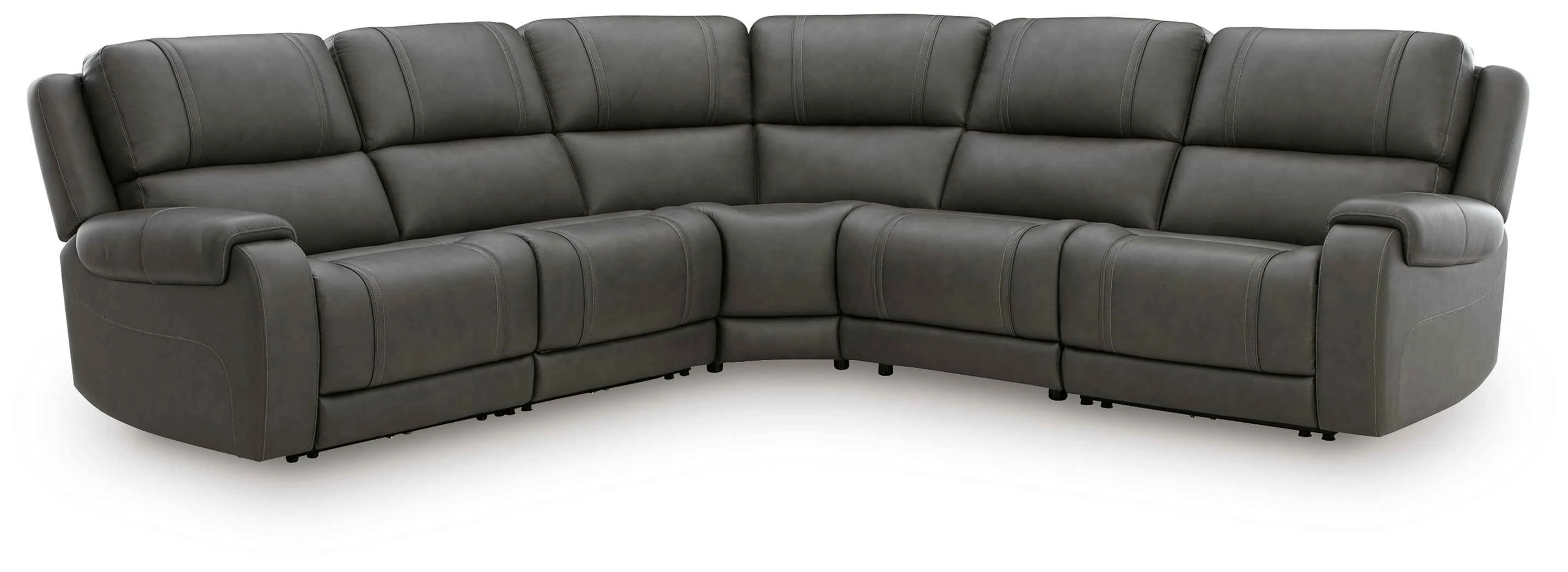 5Z - Pittson Anchor 5-Piece Power Reclining Sectional