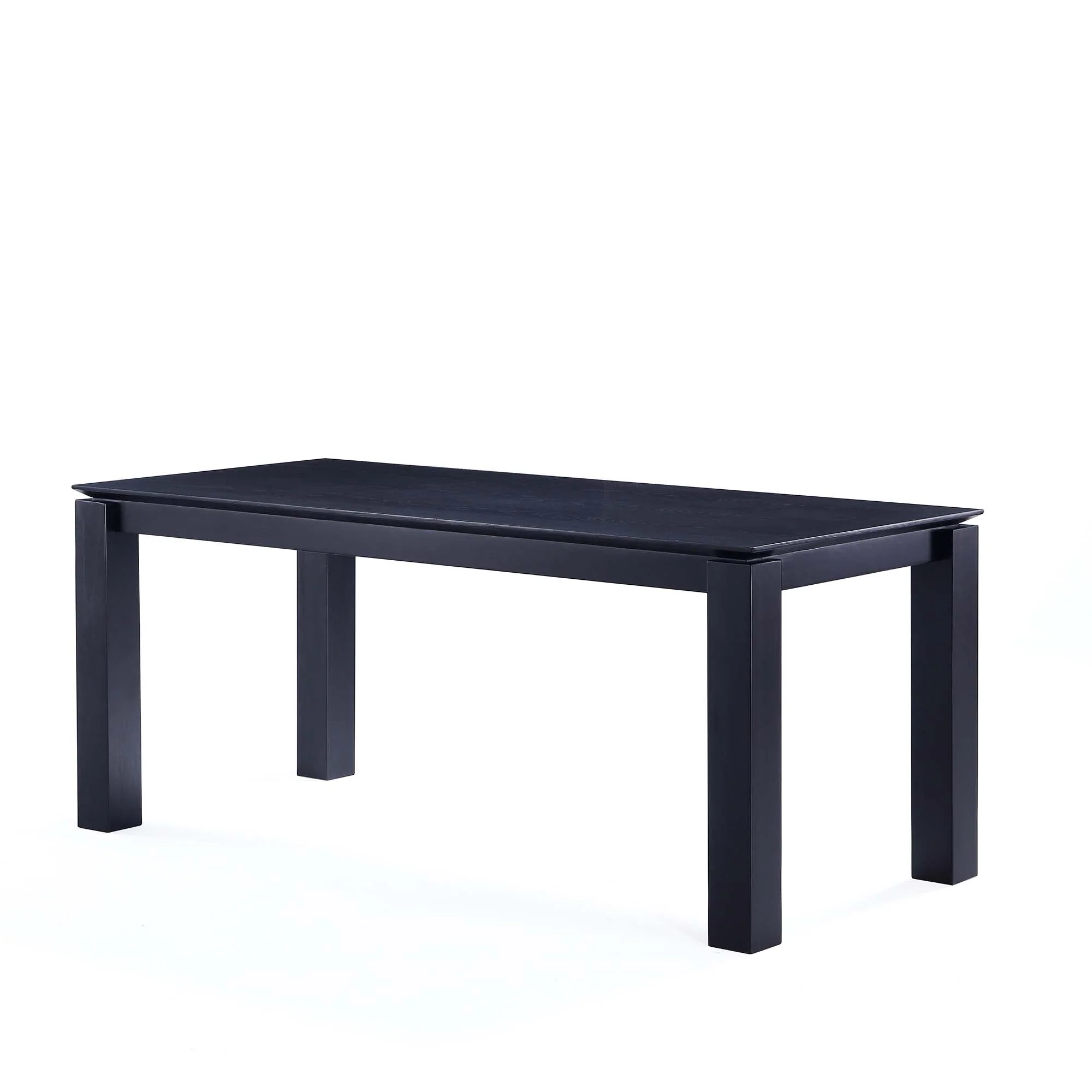9-Piece Rockaway 70.86 Dining Set in Black with 8 Colbert Dining Chairs - Image 9