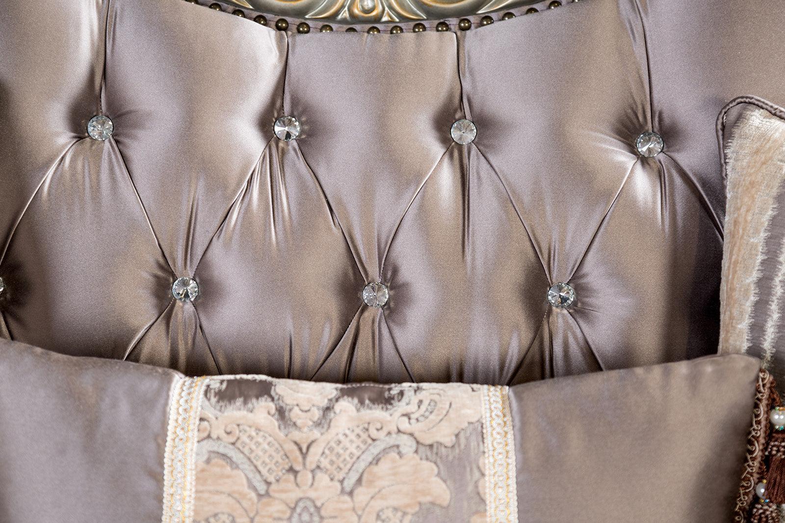 Albacete Champagne/Purple Sofa - Image 5