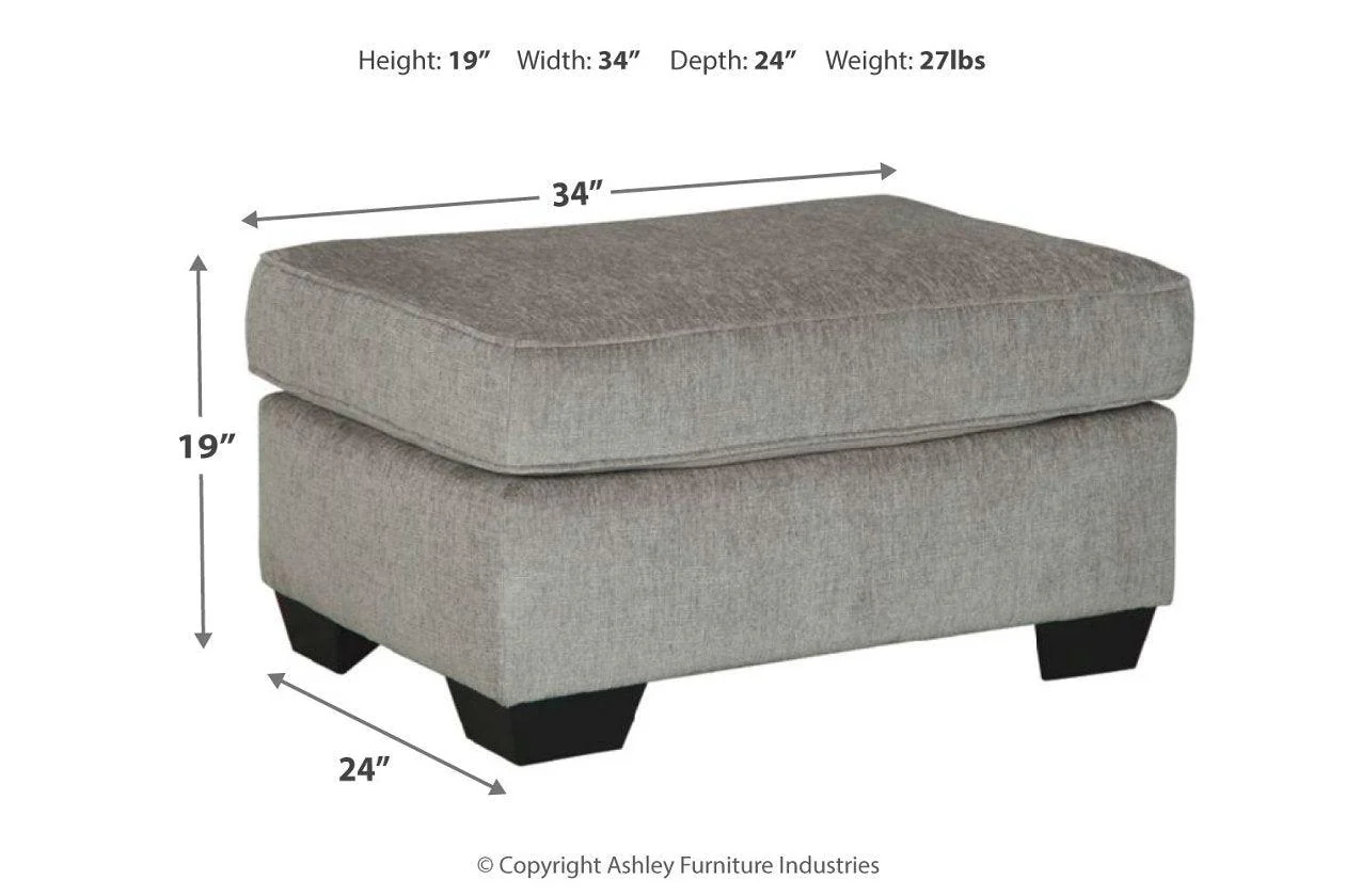 Altari Alloy Chair and Ottoman - Image 5