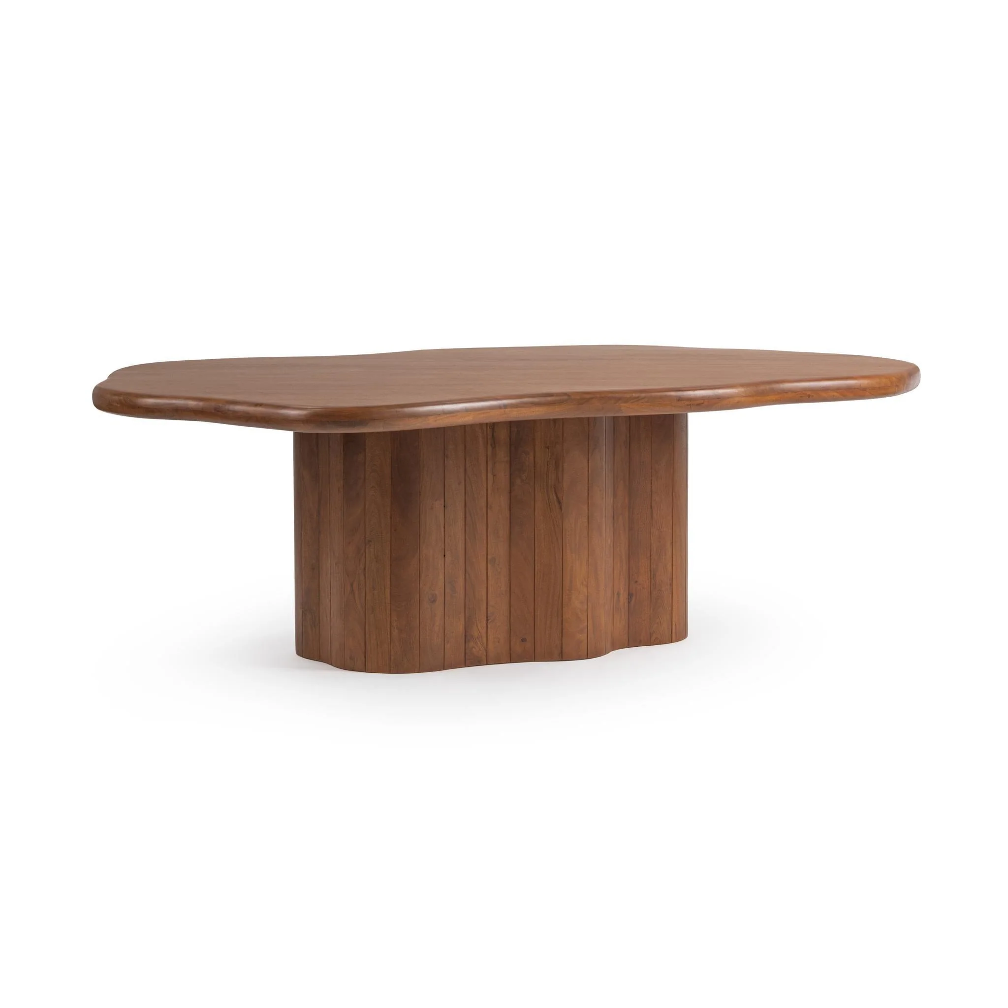 Alvaro 94" Freeform Dining Table - Chestnut - Image 2
