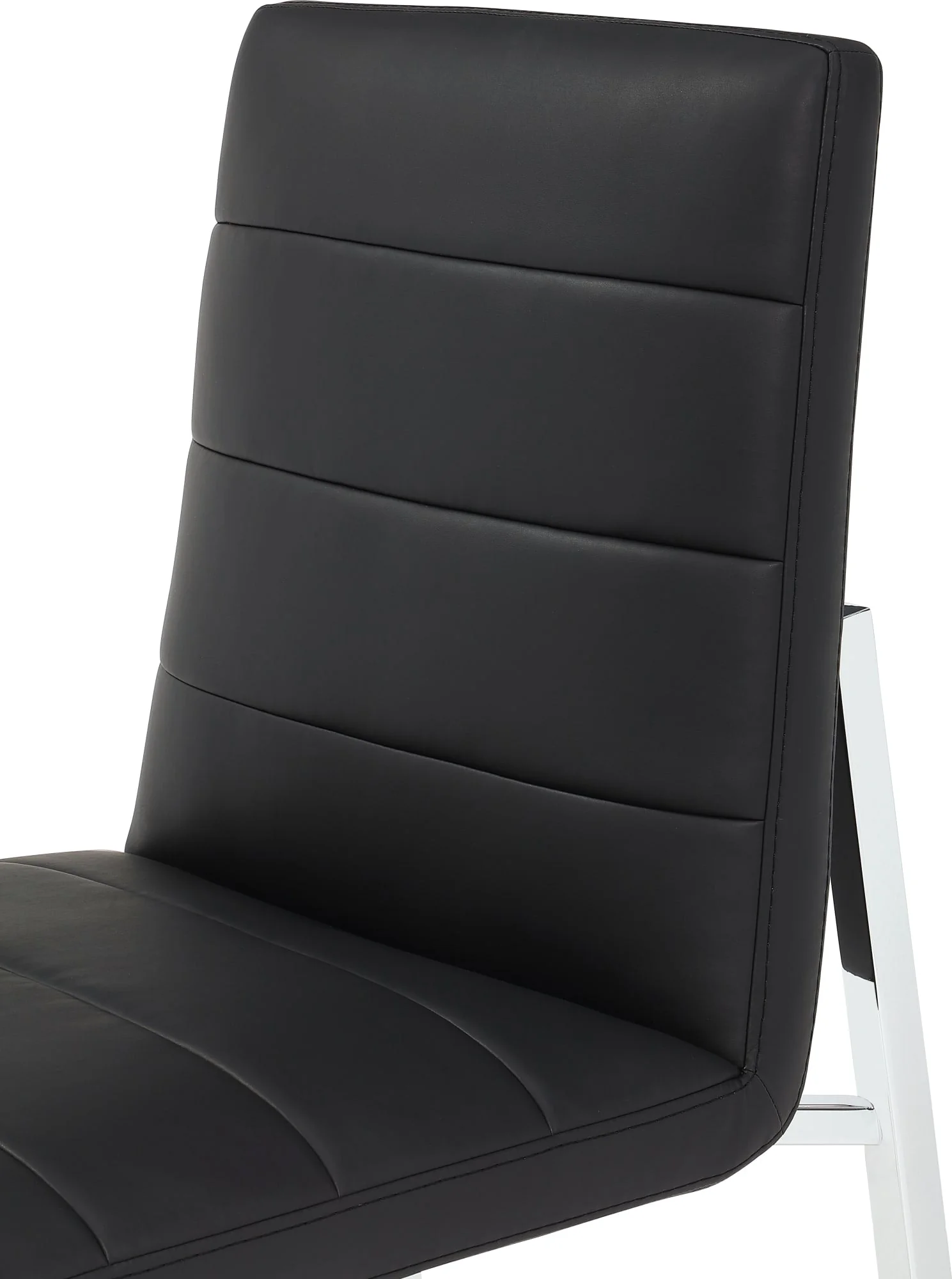 Amalfi Soot/Chrome Metal Back Chair (Set of 2) - Image 5