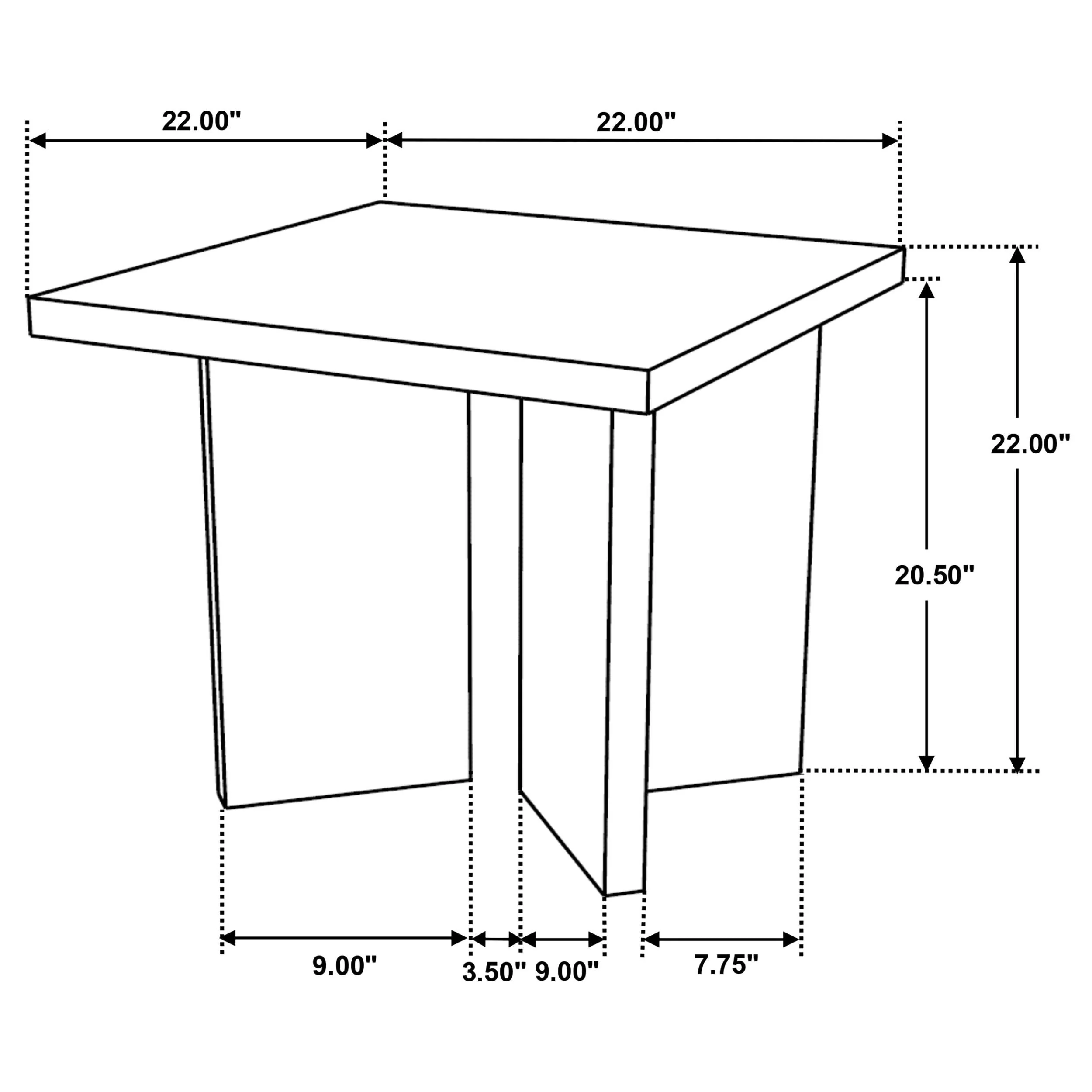 Andando Mango Brown 2-Piece Coffee and End Table Set - Image 12