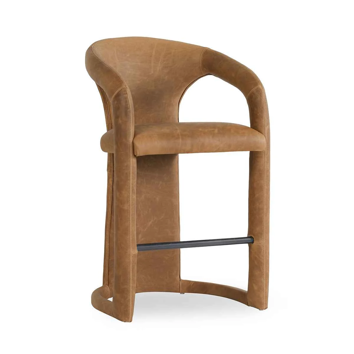 Archie Counter Stool - Maple Brown