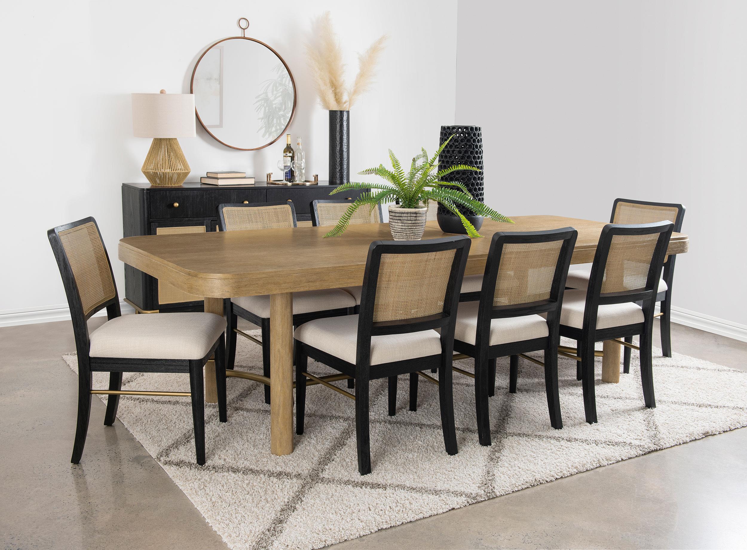 Arini Sand Wash Extendable Dining Table - Image 14