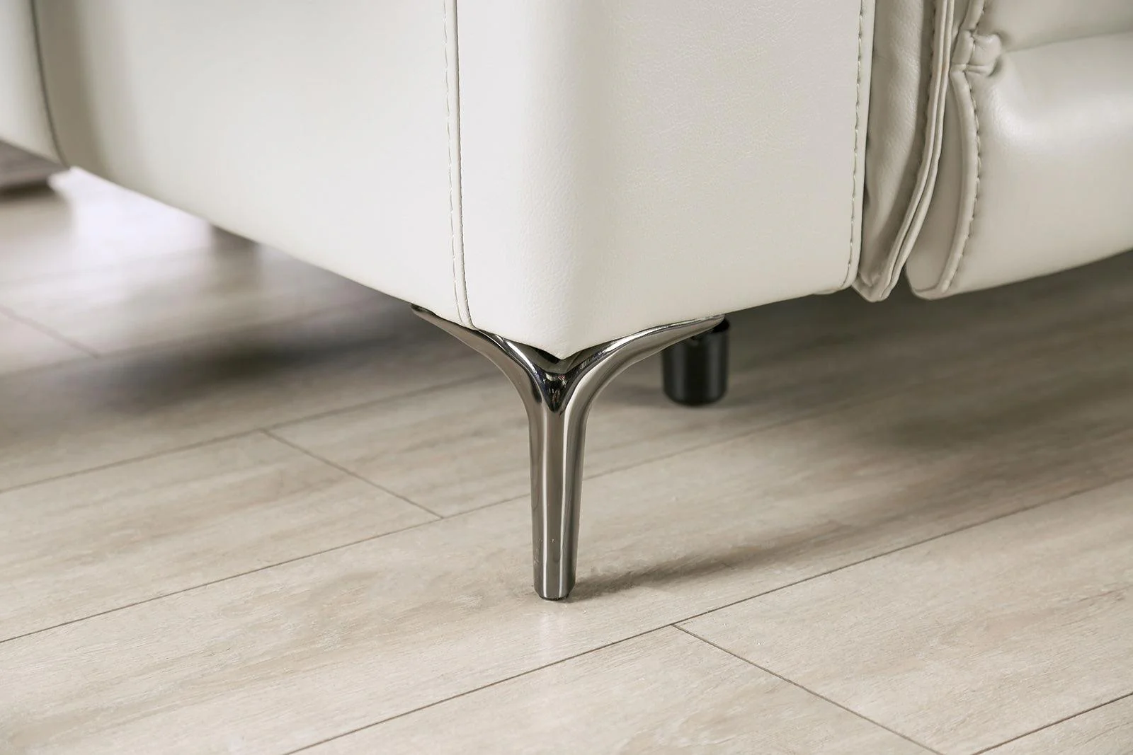 Ascona Light Taupe Power Recliner - Image 4