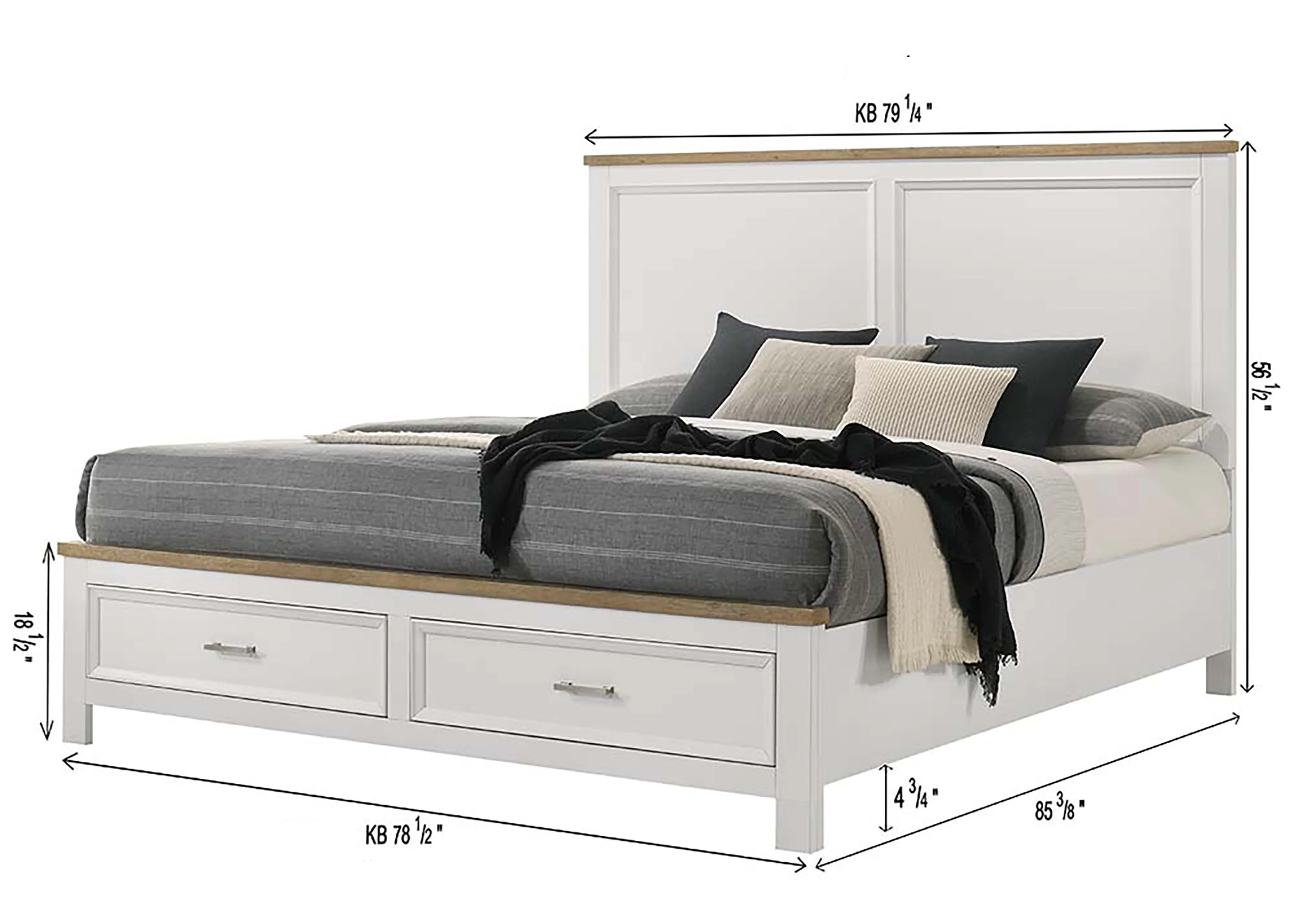 Aston White King Storage Bed - Image 4