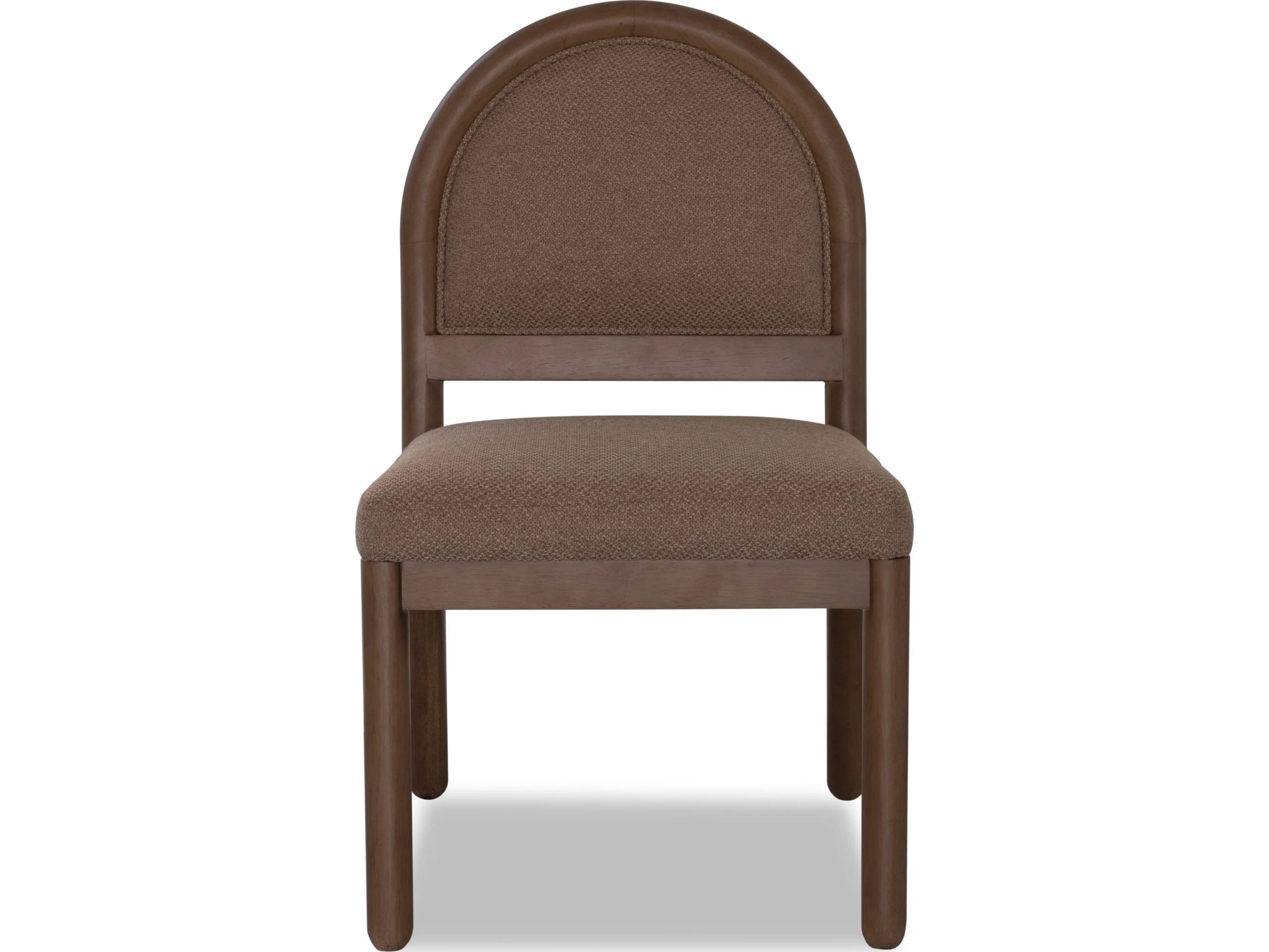 Astor Wheat Bread/Claystone Arc Back Chair (Set of 2)