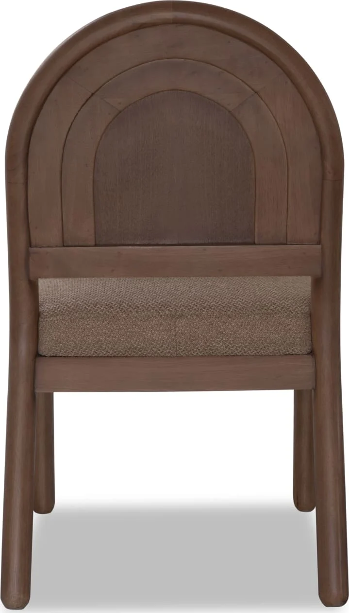 Astor Wheat Bread/Claystone Arc Back Chair (Set of 2) - Image 5