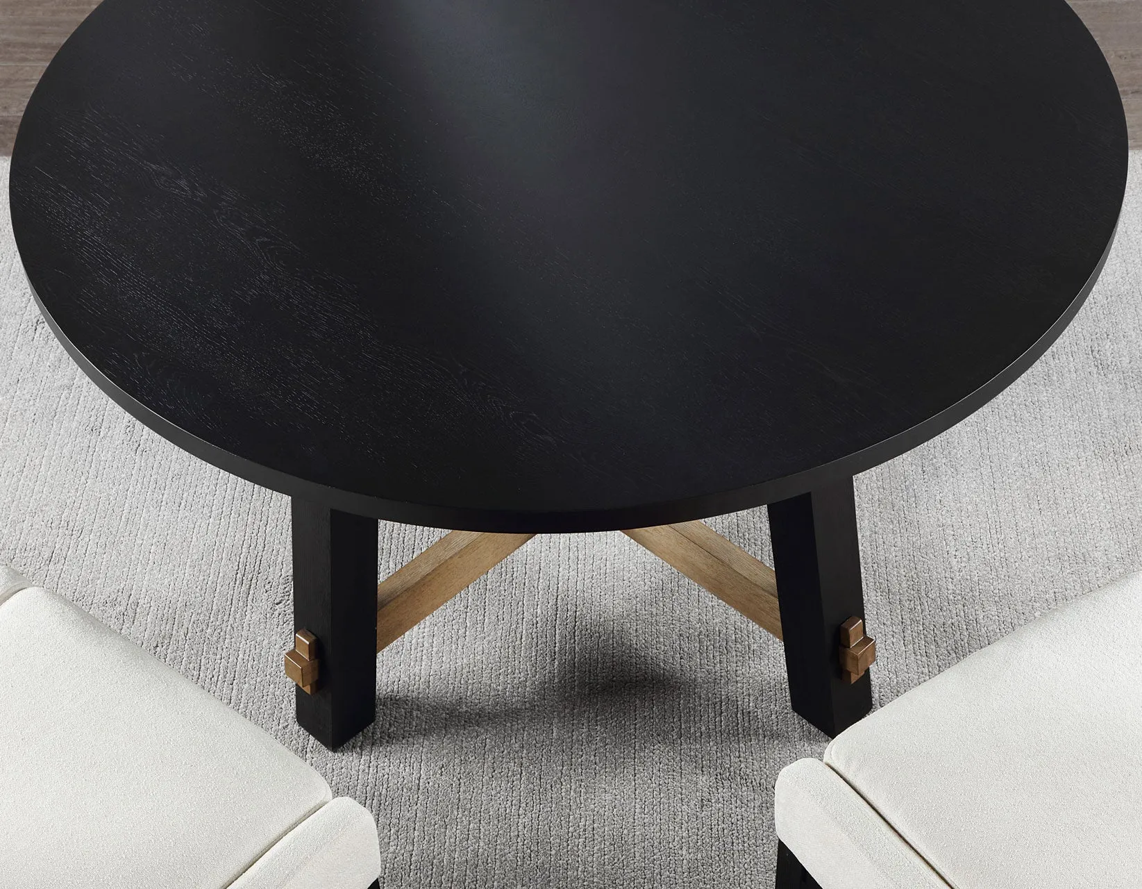 Aubrey 5-Piece 54″ Round Dining Table Set - Image 14