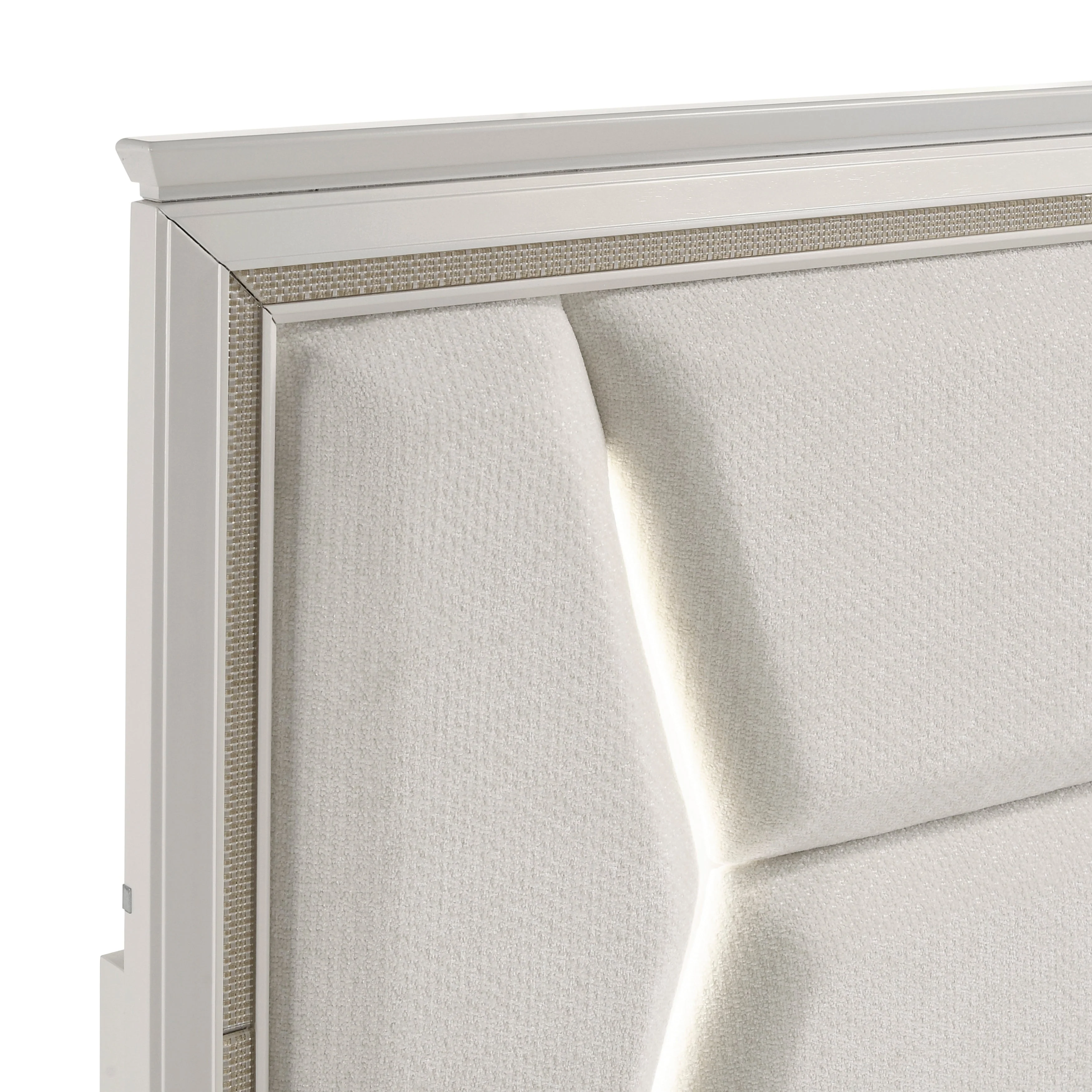 Audra White Queen Panel Bed - Image 8