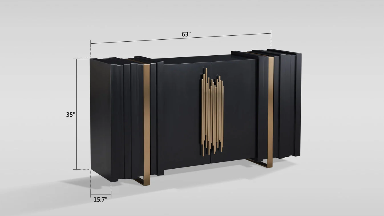 Aurea Black Sideboard - Image 5