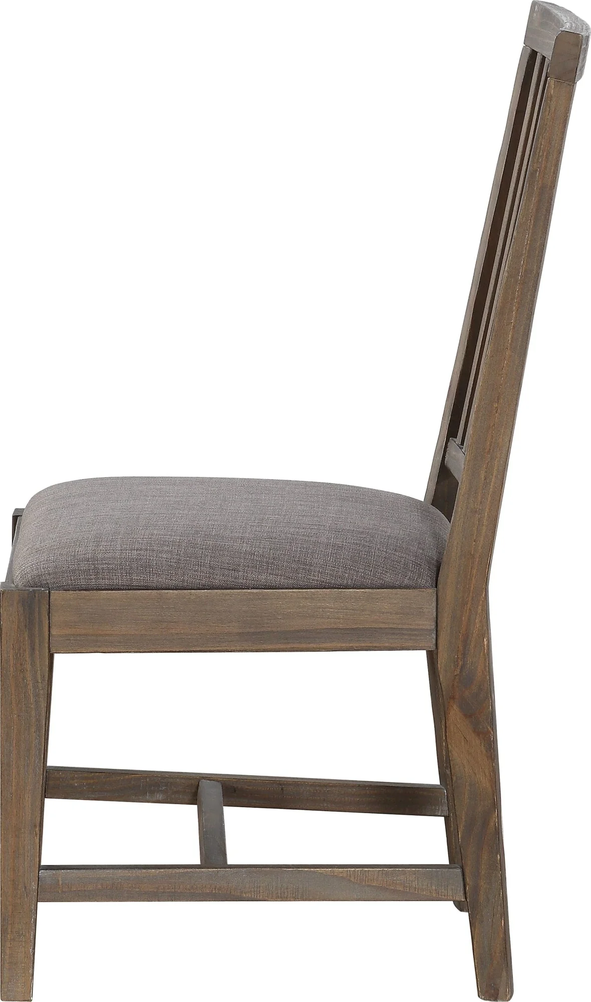 Autumn Flint Oak Solid Wood Upholstered Dining Chair (Set of 2) - Image 6