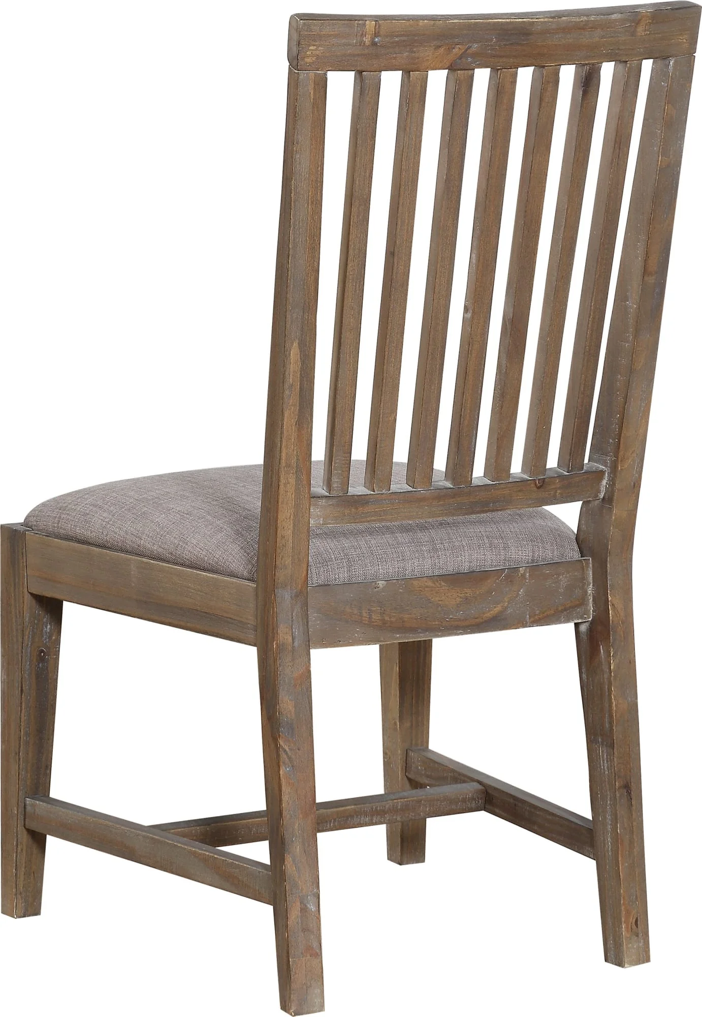 Autumn Flint Oak Solid Wood Upholstered Dining Chair (Set of 2) - Image 7