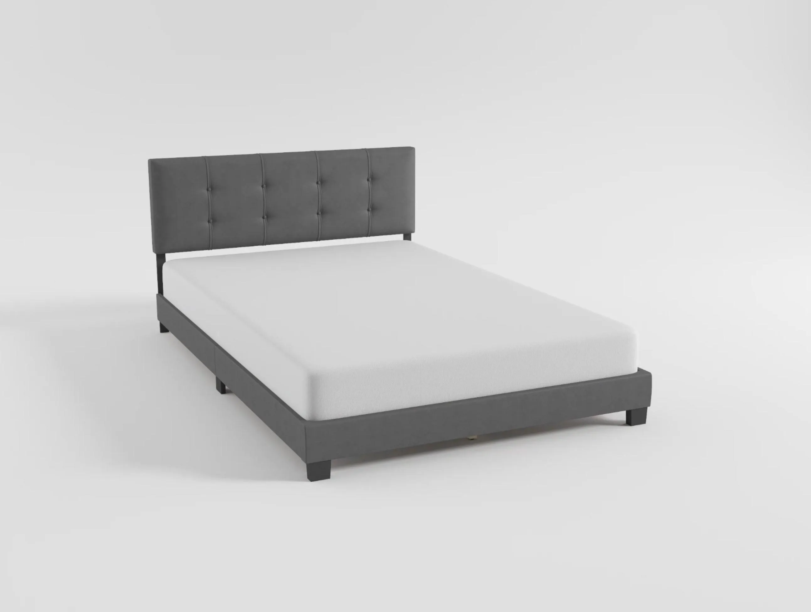 Bari Brown Twin Platform Bed - Image 3