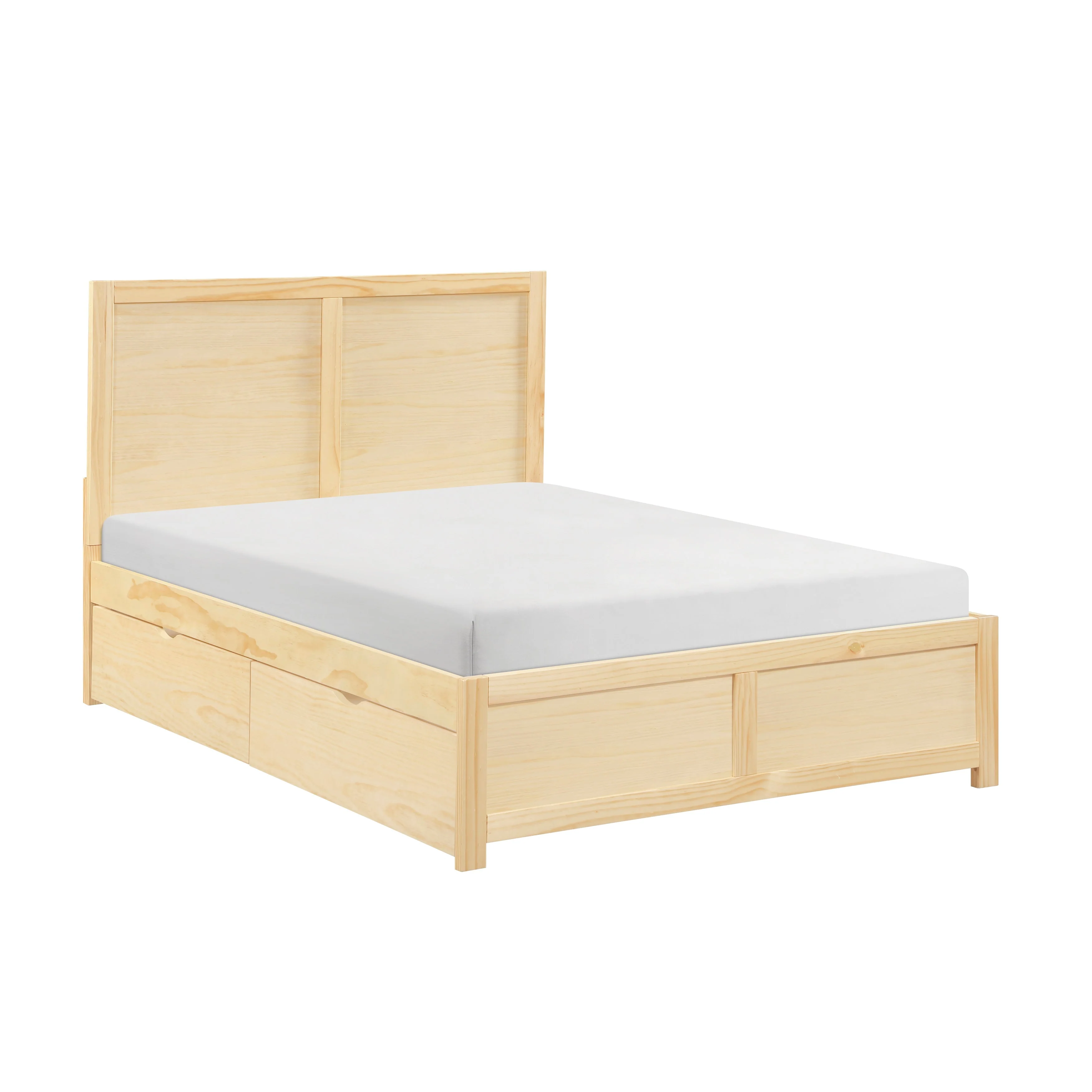 Bartly Natural Pine Full Platform Bed - Image 13