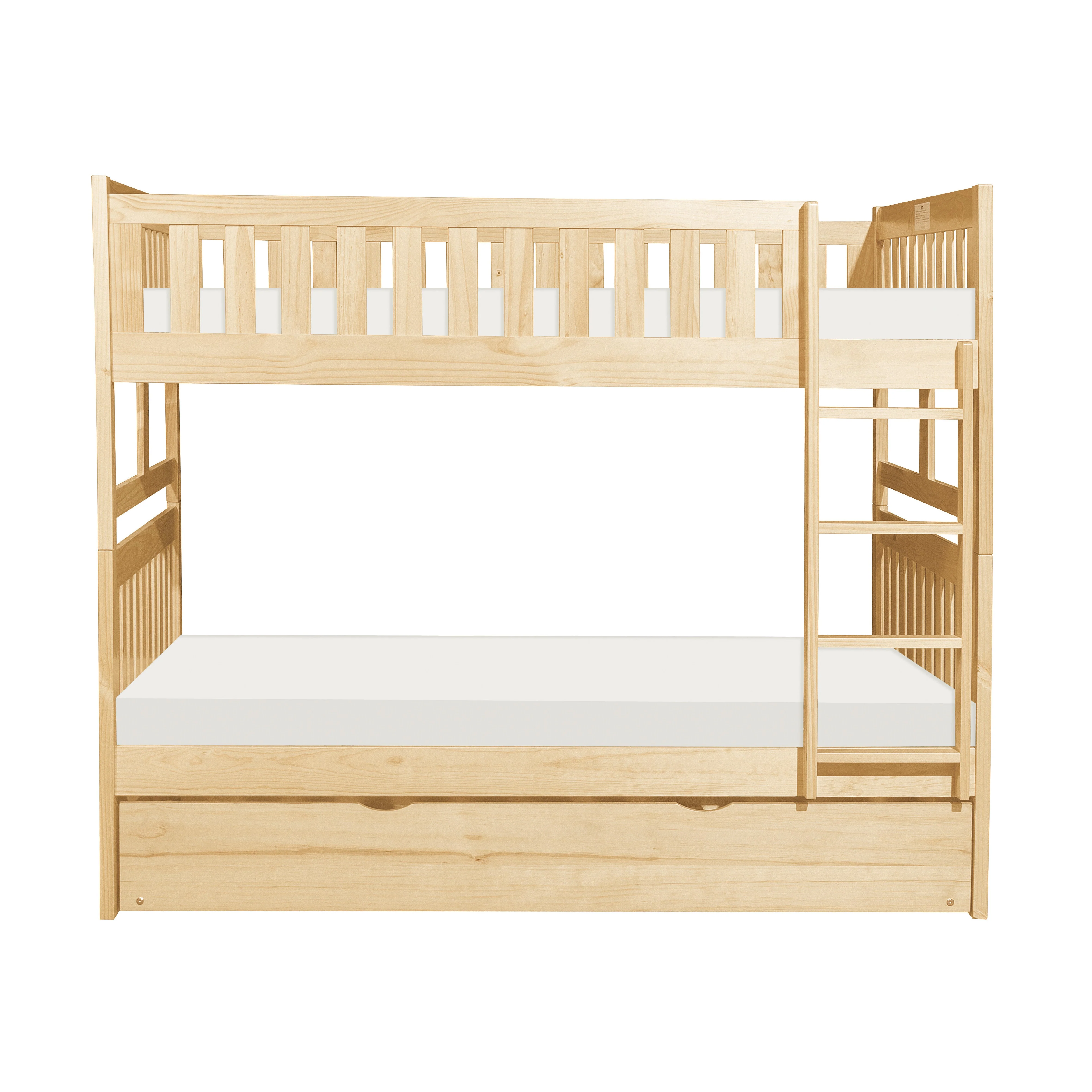 Bartly Natural Pine Full Platform Bed - Image 47