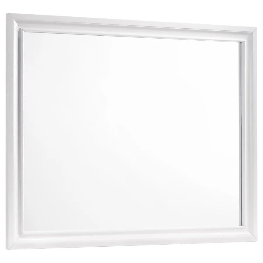 Barzini White 5-Piece Queen Panel Bedroom Set - Image 9