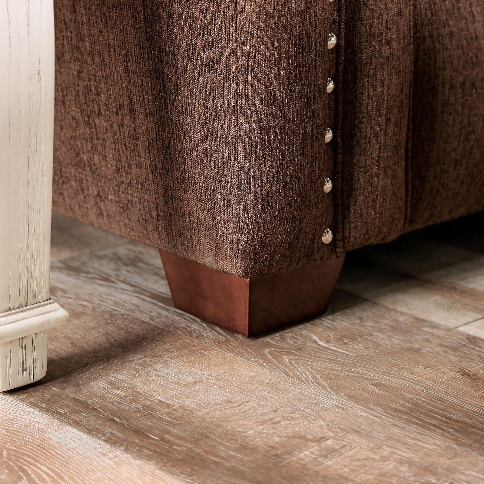 Belsize Chocolate/Tan Loveseat - Image 2