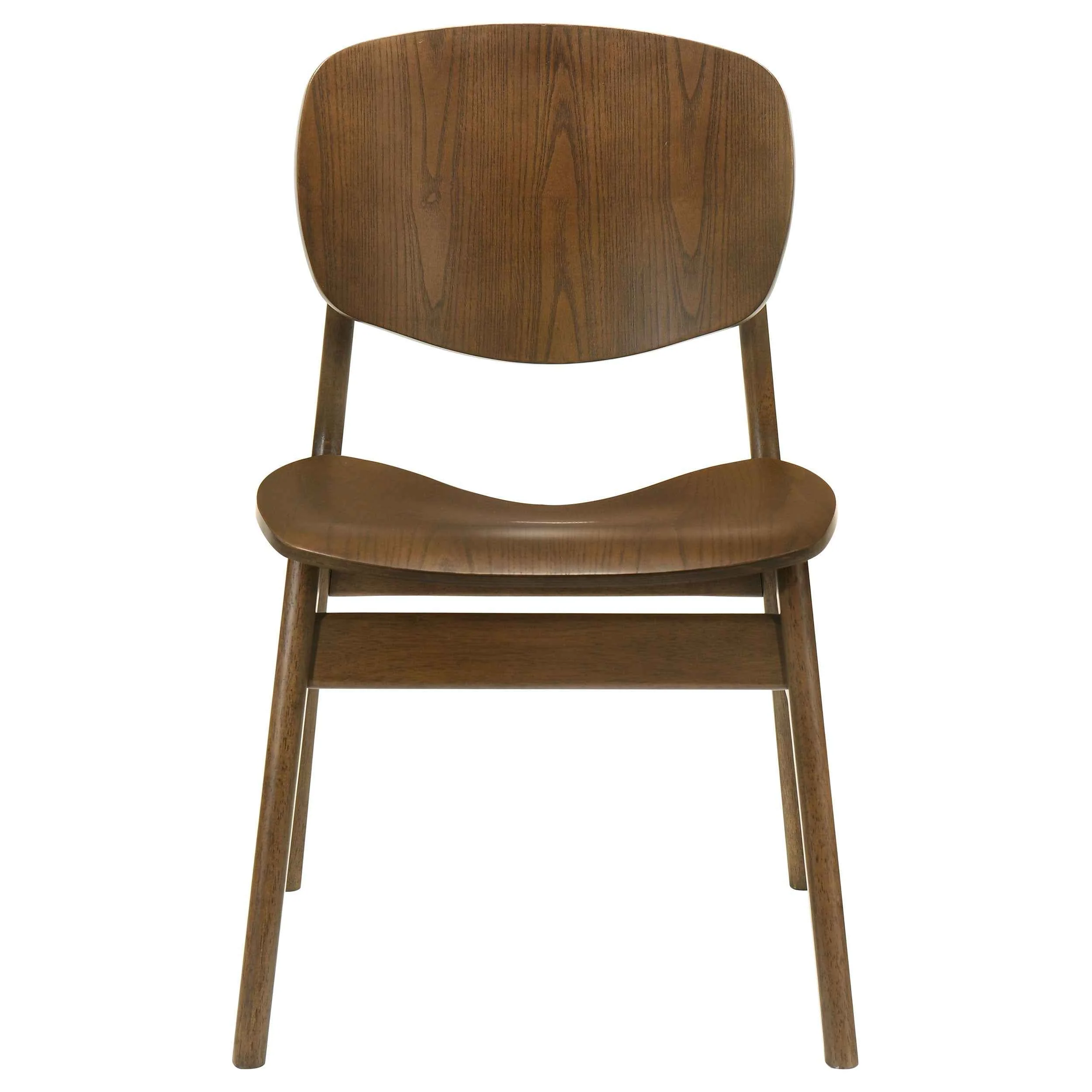 Benford Dark Brown Dining Side Chair Wood Seat (Set of 2) - Image 4