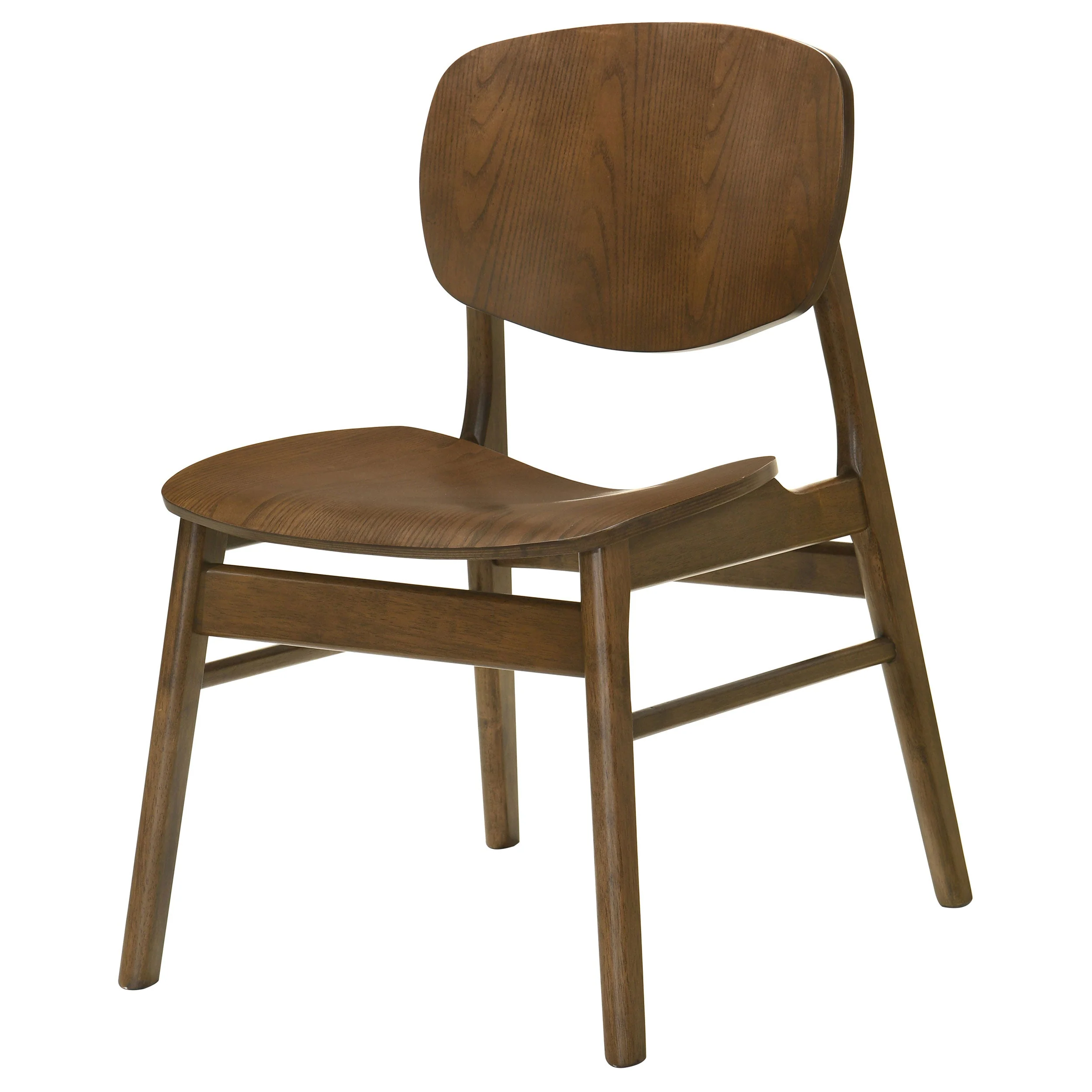 Benford Dark Brown Dining Side Chair Wood Seat (Set of 2) - Image 5