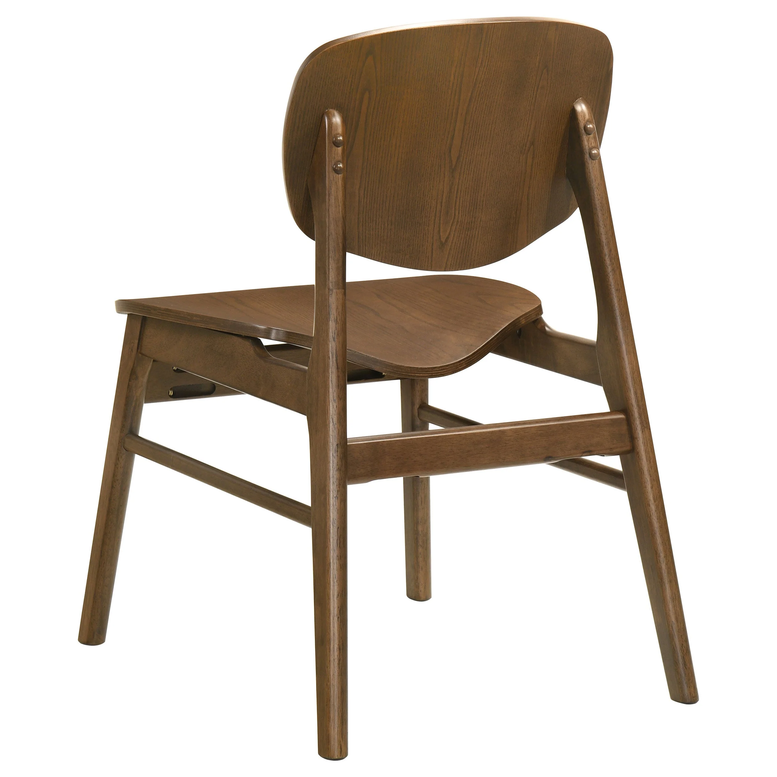 Benford Dark Brown Dining Side Chair Wood Seat (Set of 2) - Image 7