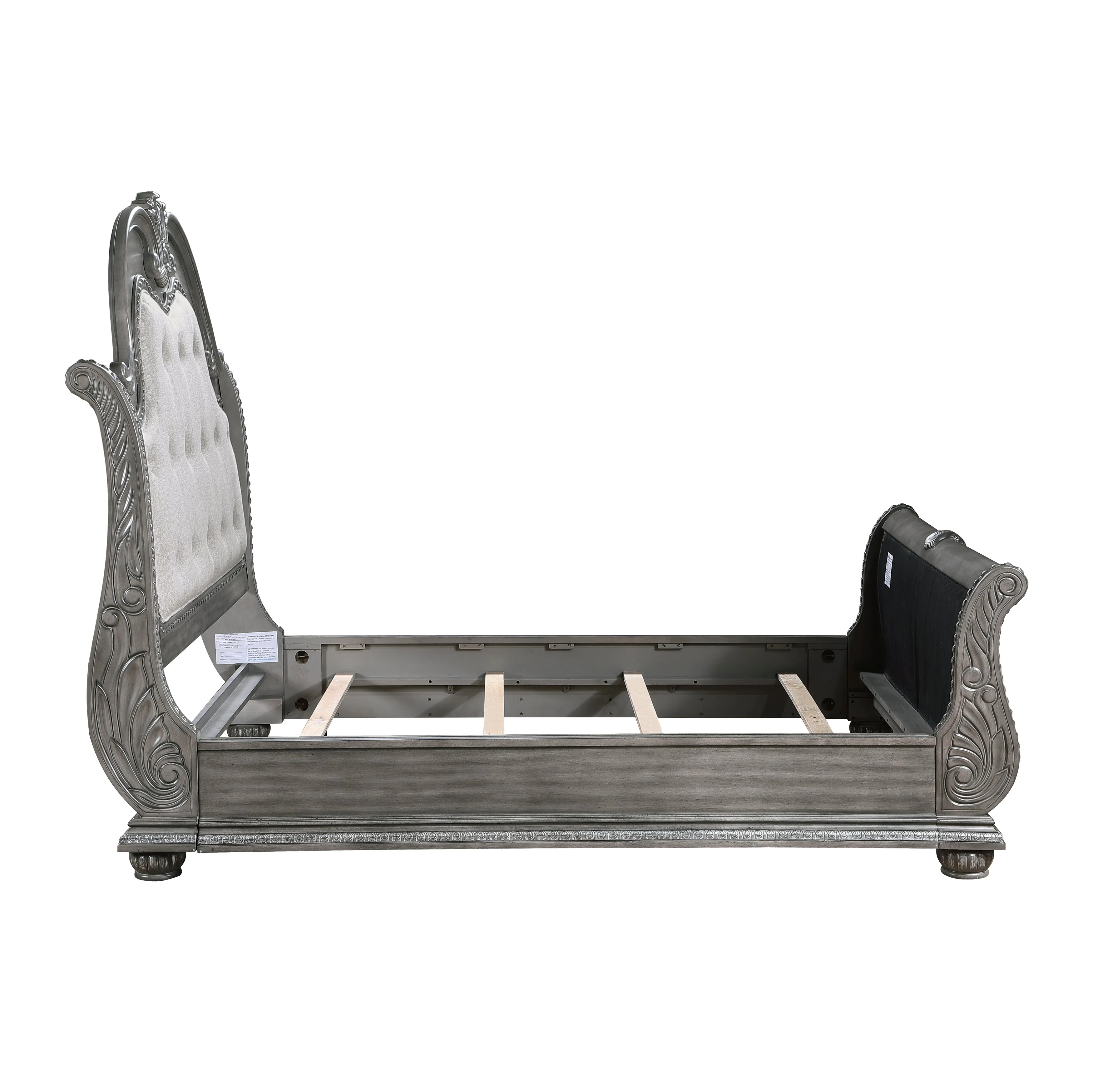 Bennington Gray Queen Sleigh Bed - Image 4