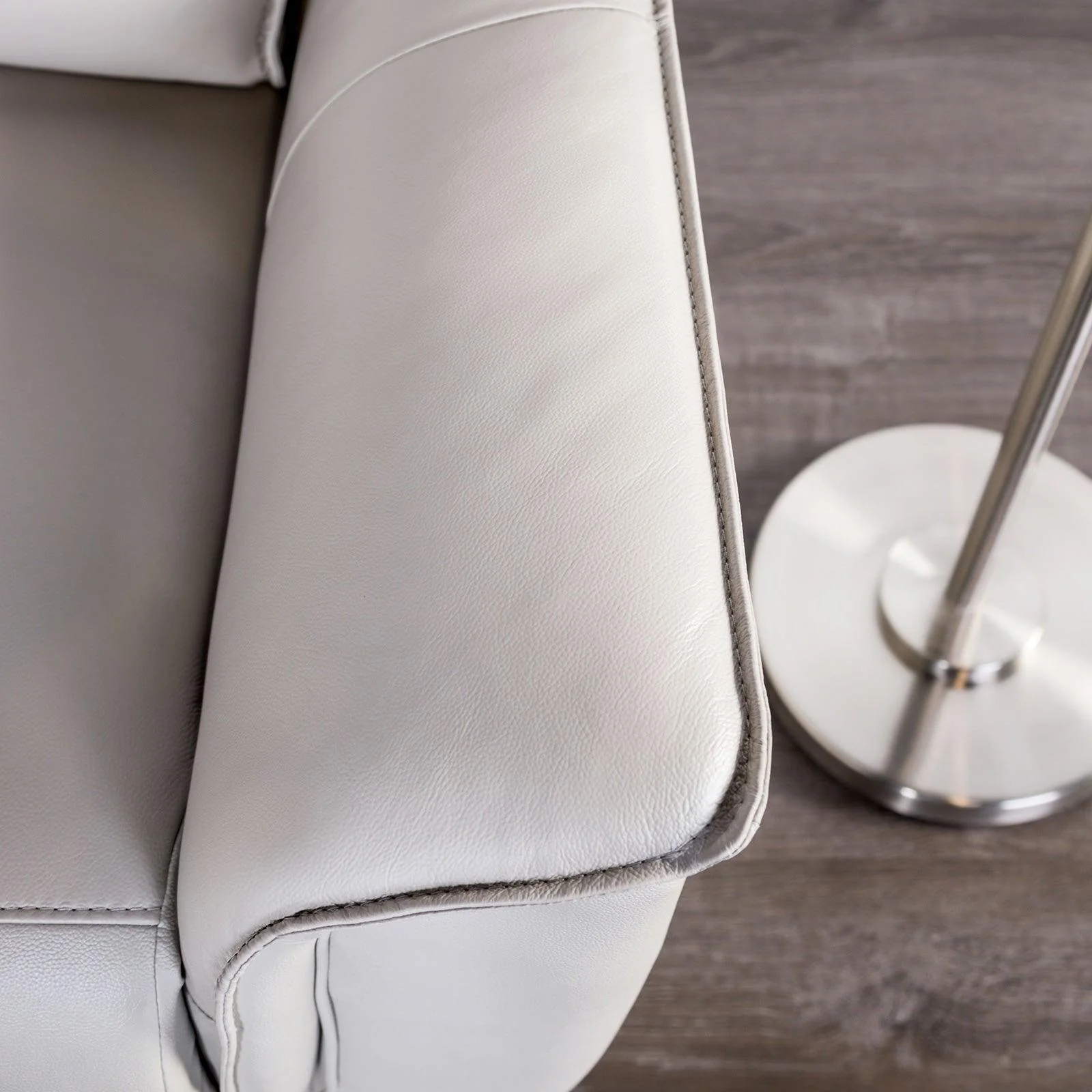 Bienne Taupe Recliner Chair - Image 5