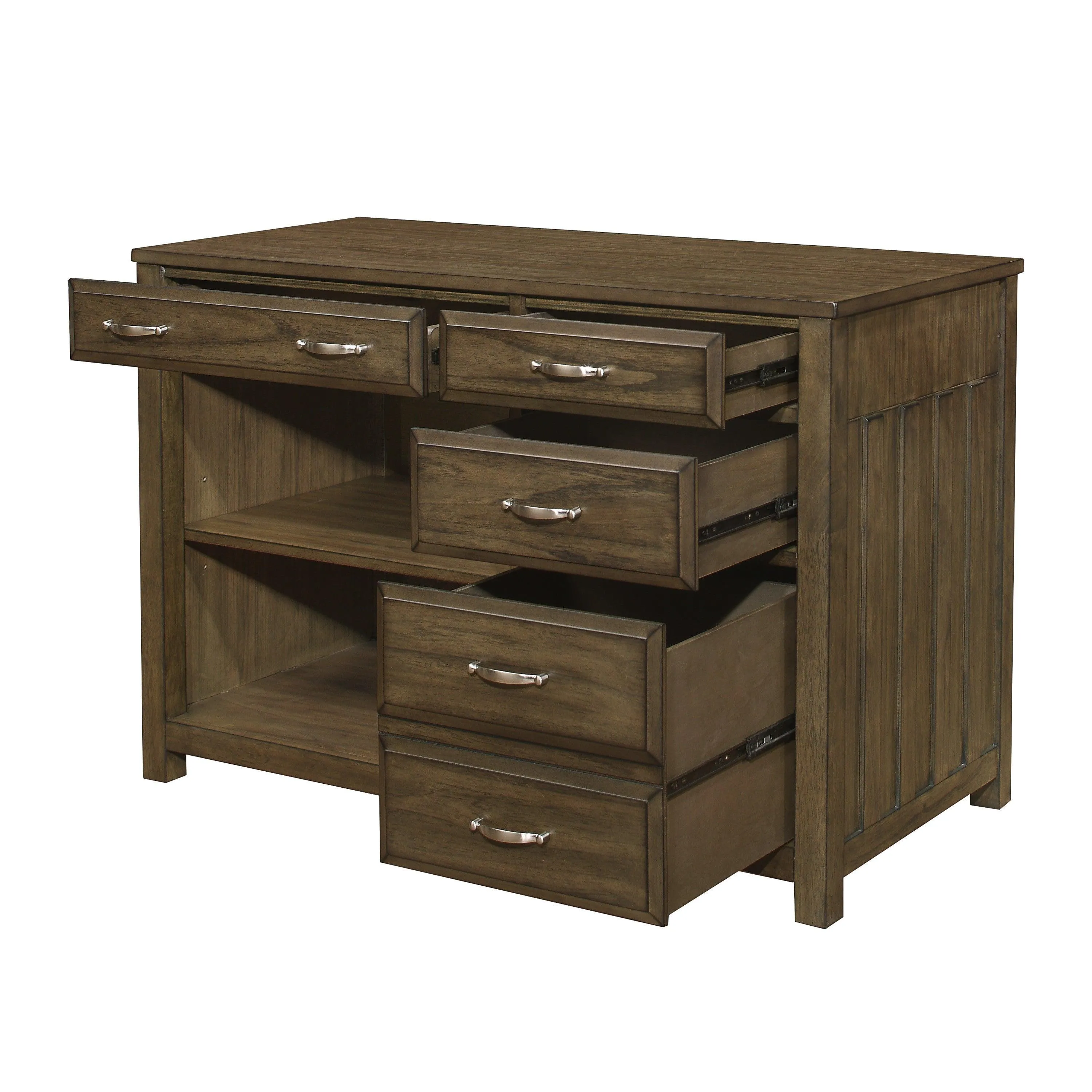 Blanche Brown Gray Credenza - Image 3