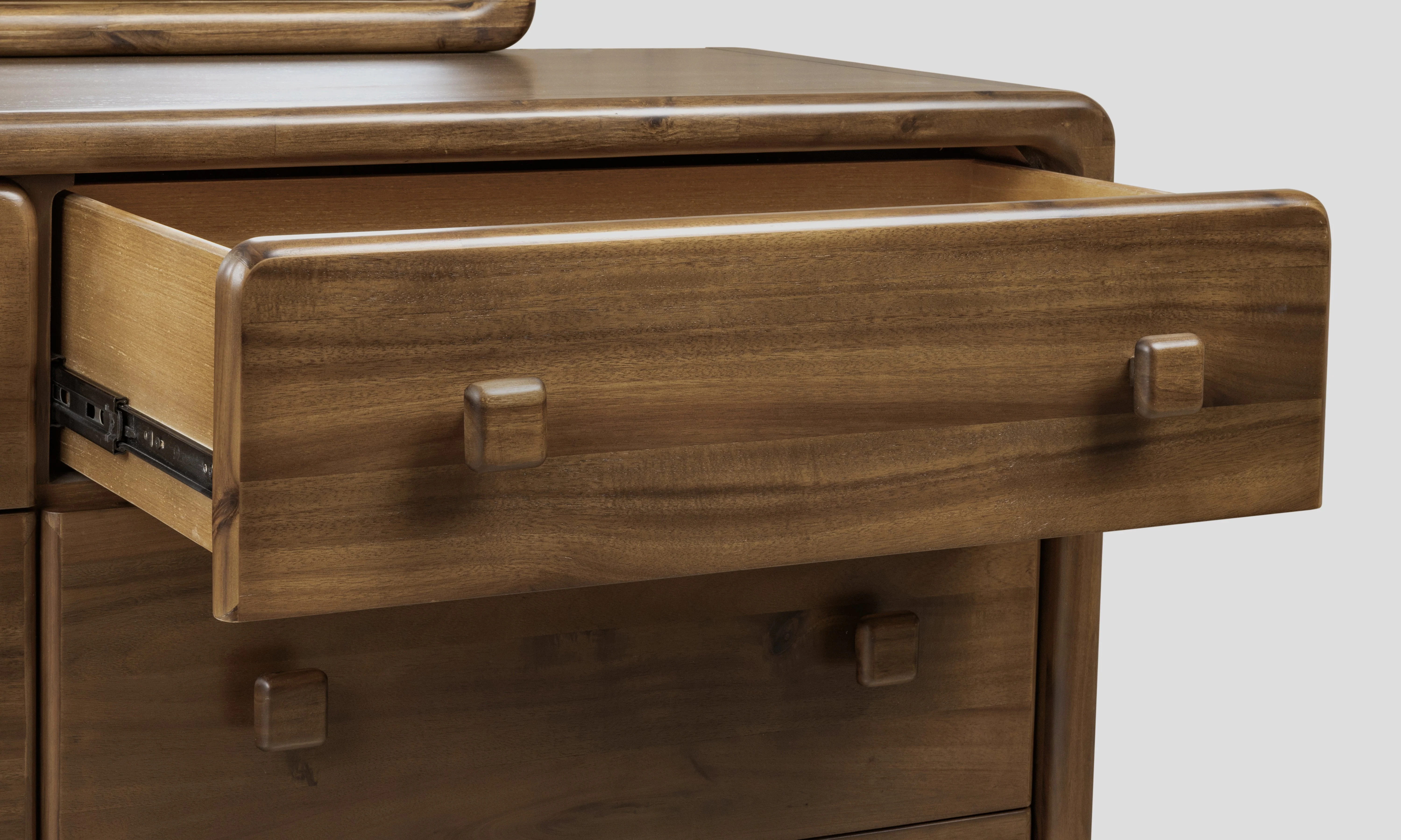 Boka Six Drawer Acacia Wood Dresser in Impala - Image 2