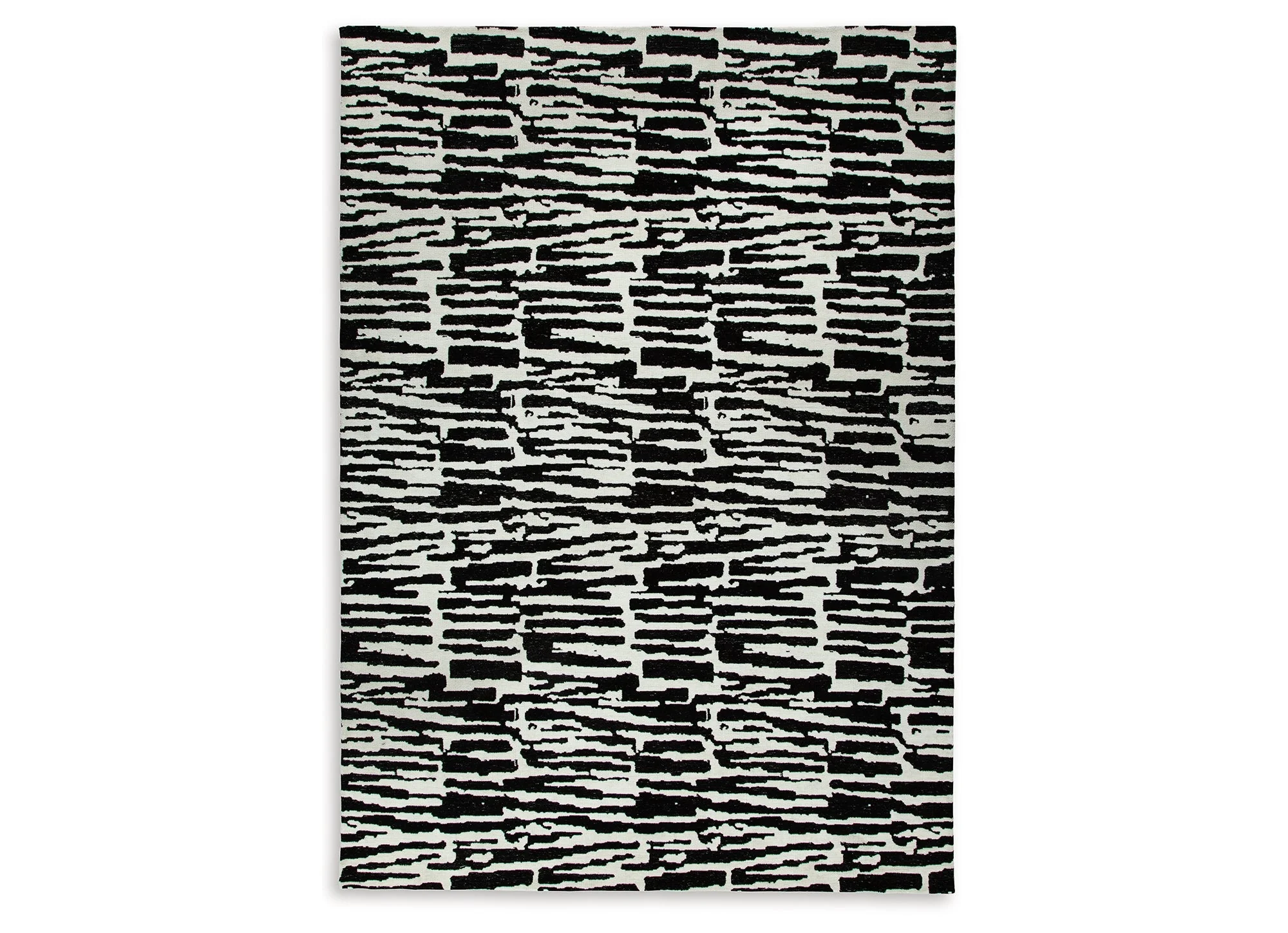 Bramshaw Black/Ivory Extra Large Rug - Image 6