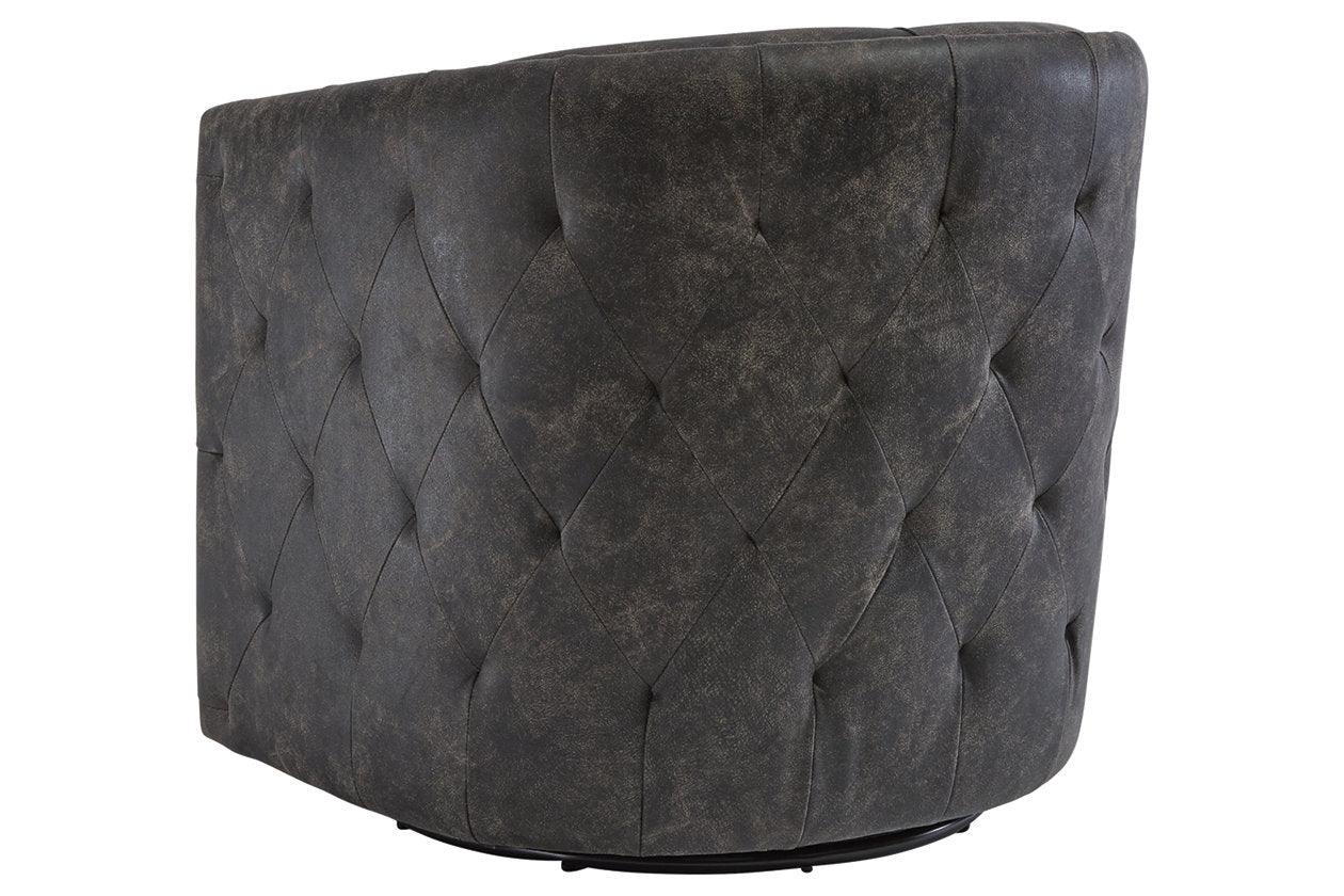 Brentlow Distressed Black Accent Chair - Image 6