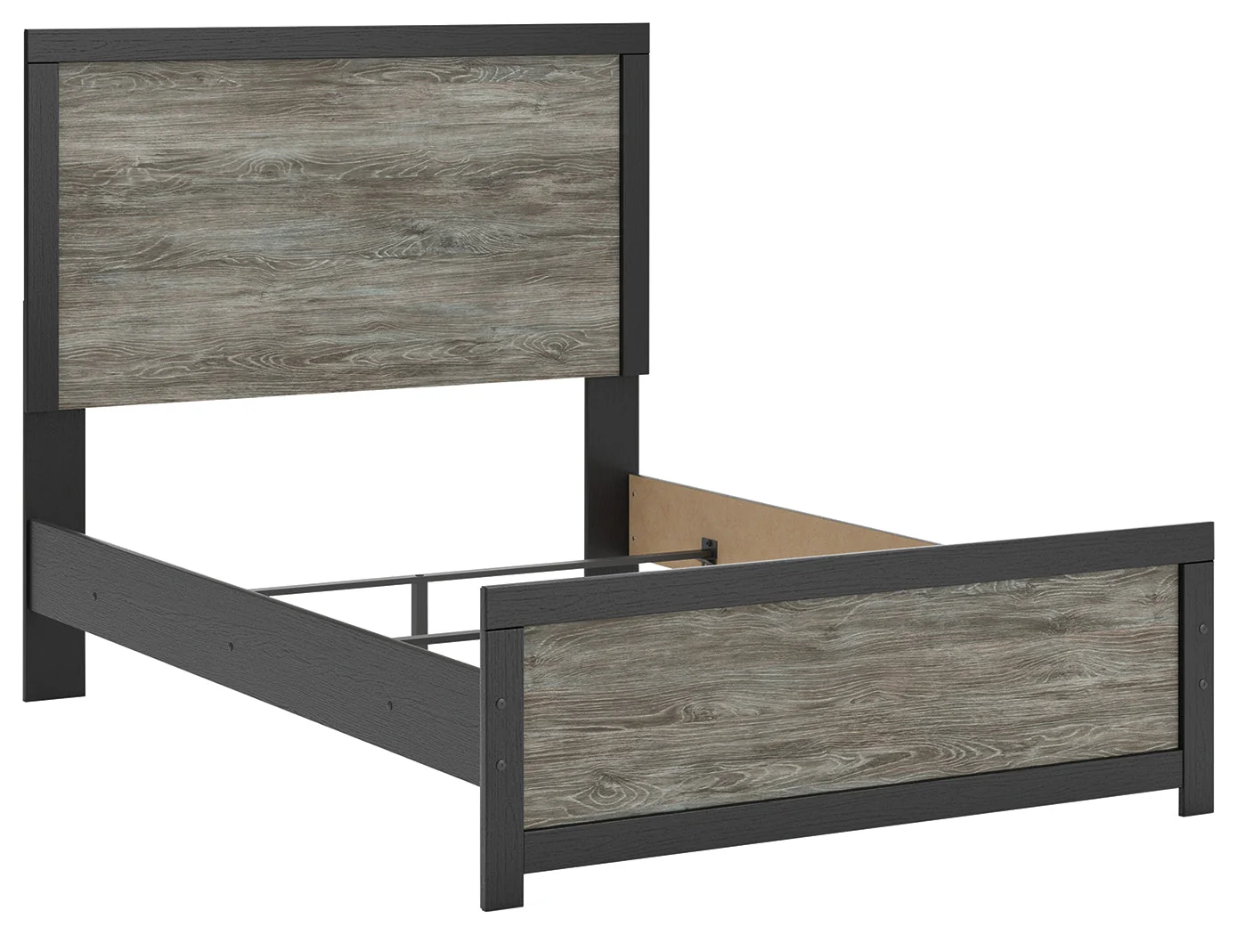 Broachmyn Black/Gray Full Panel Bed - Image 3