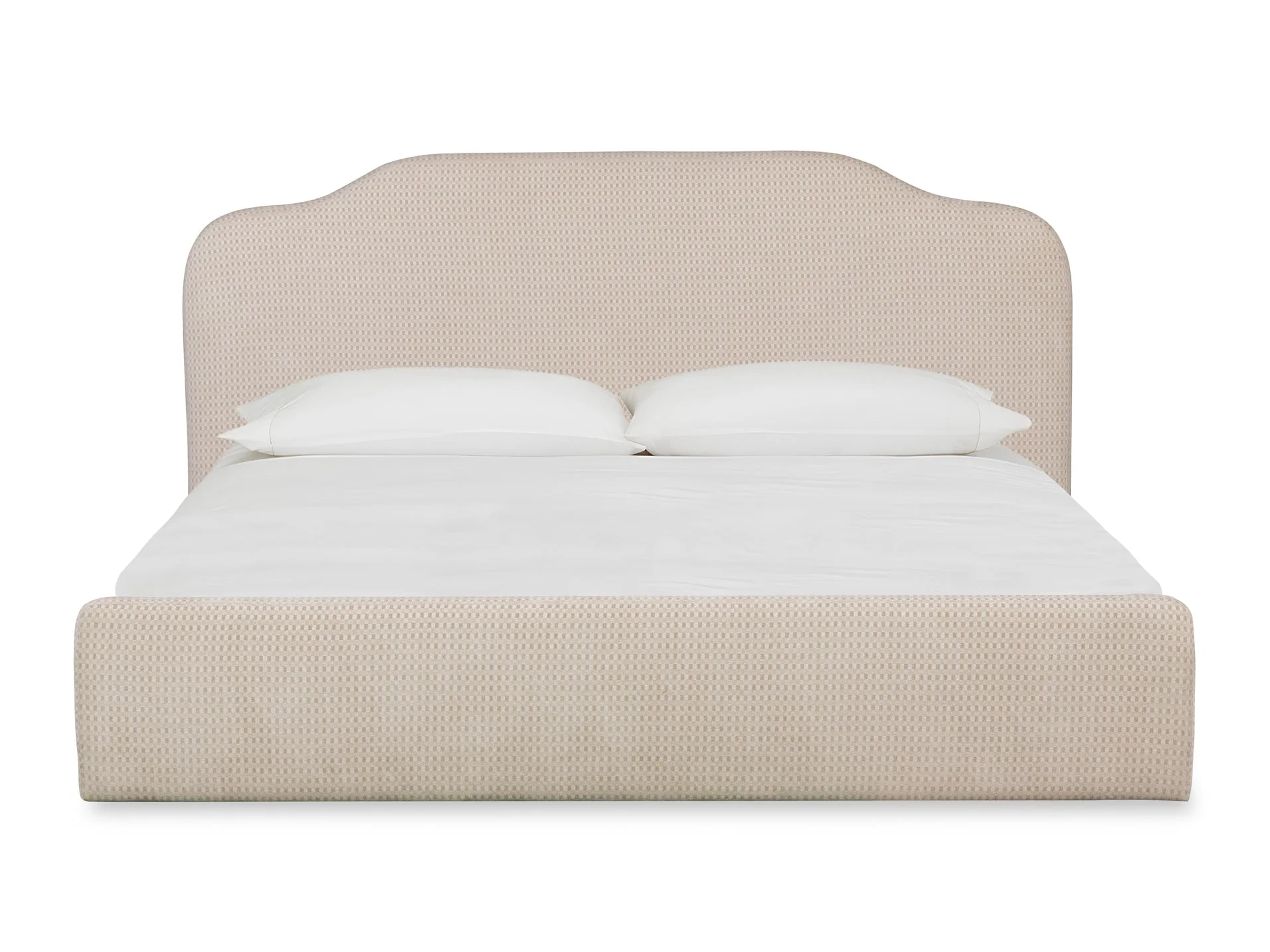 Bronson Pasadena Cottage Cream California King Upholstered Bed