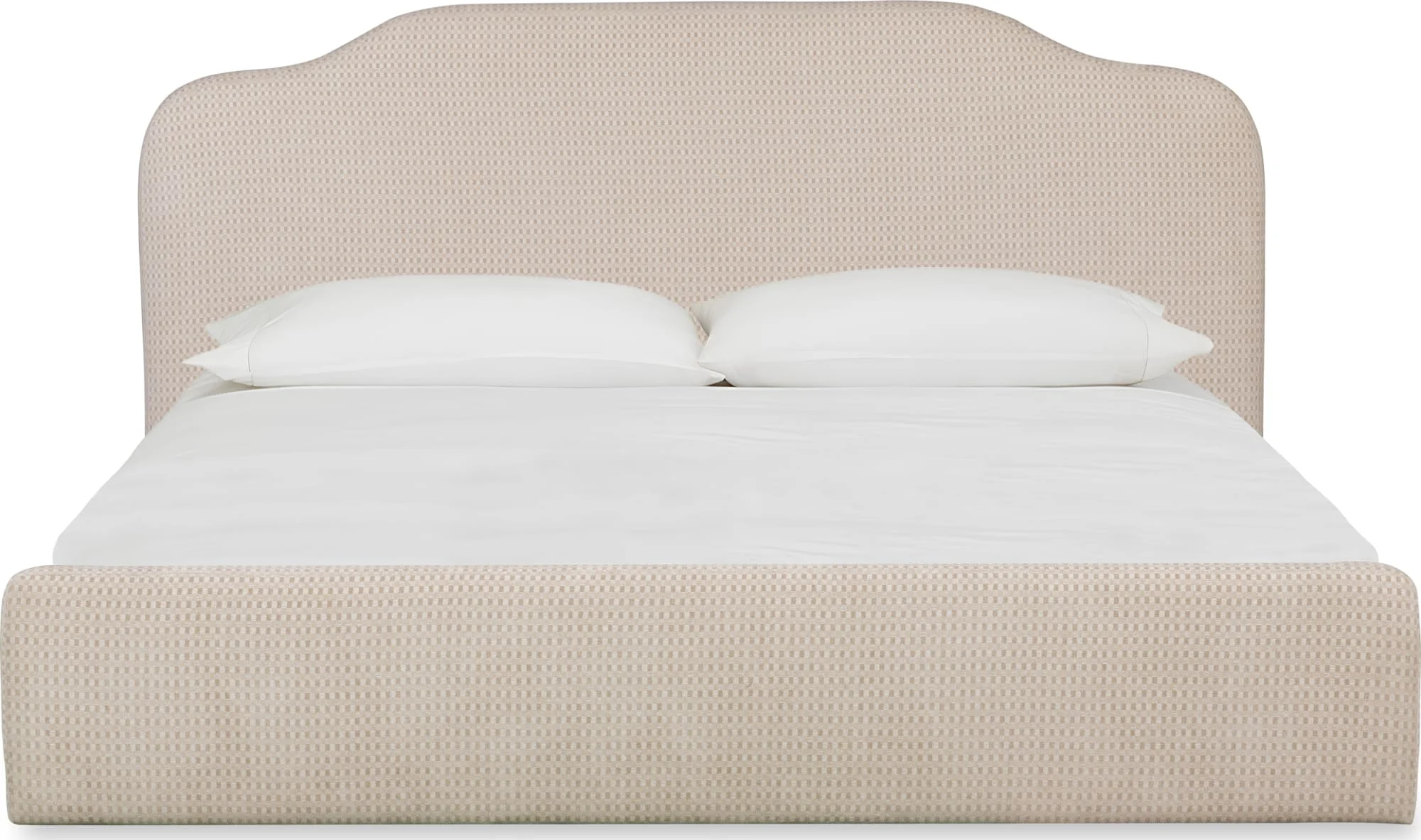 Bronson Pasadena Cottage Cream California King Upholstered Bed - Image 2