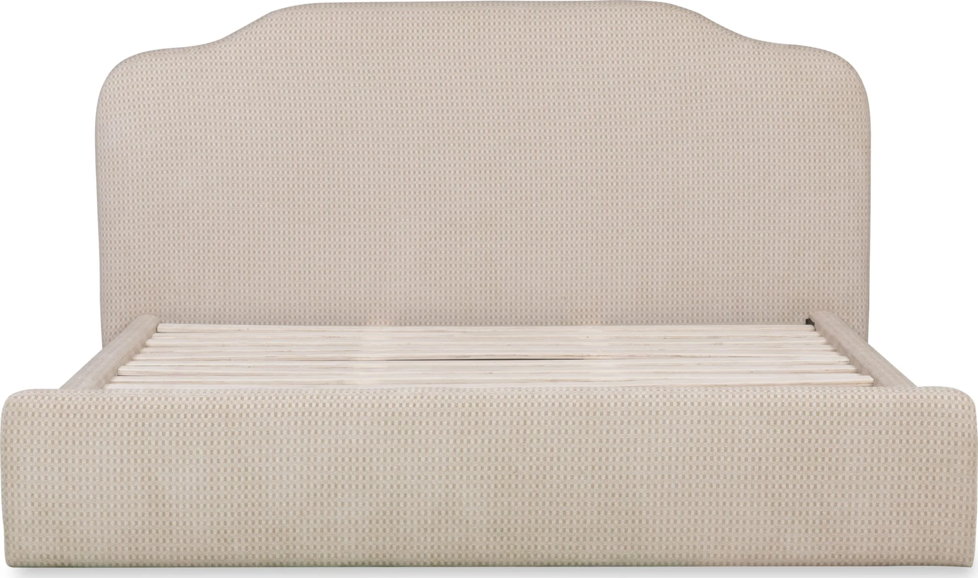 Bronson Pasadena Cottage Cream California King Upholstered Bed - Image 5