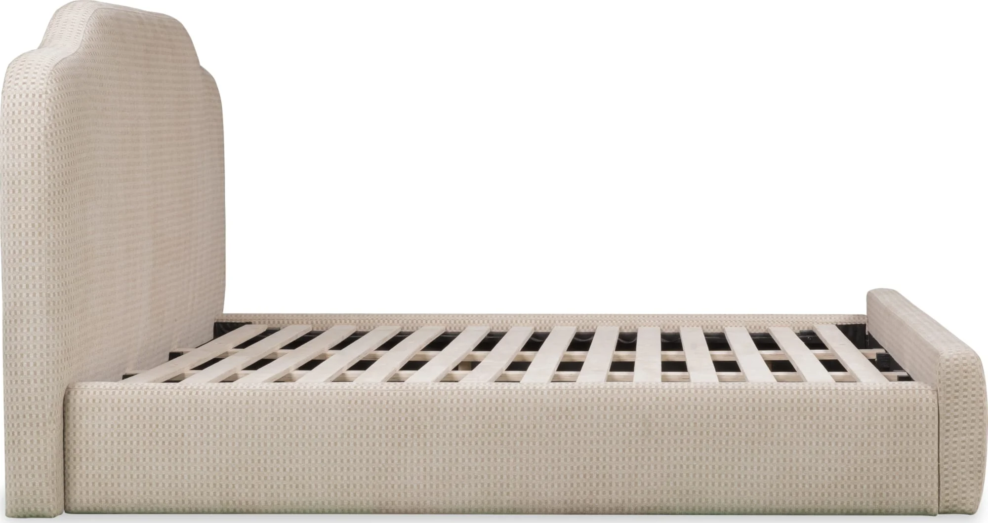 Bronson Pasadena Cottage Cream California King Upholstered Bed - Image 8