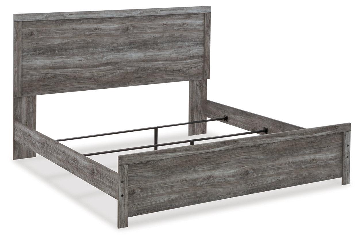 Bronyan Dark Gray King Panel Bed - Image 2