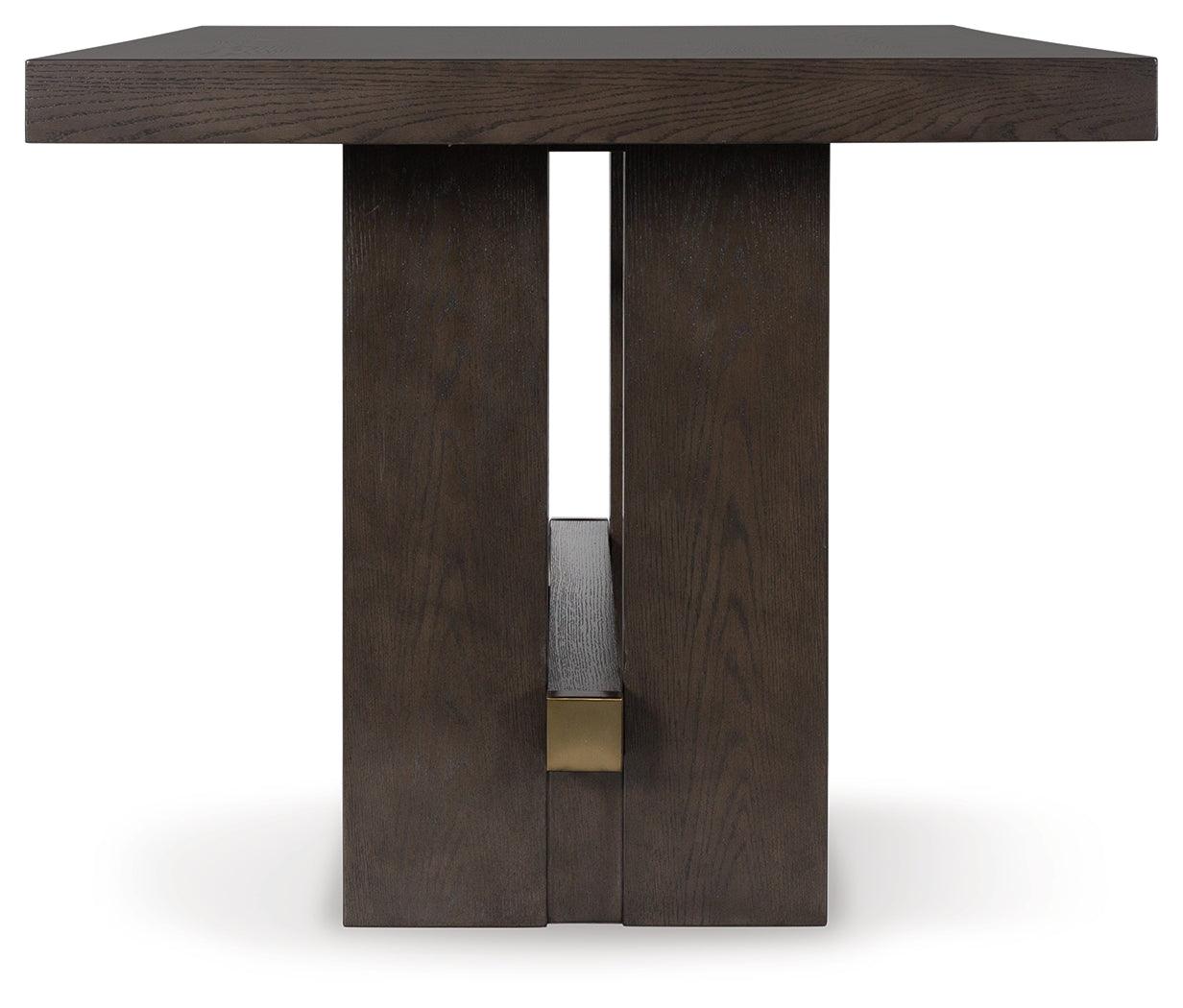 Burkhaus Dark Brown Counter Height Dining Table - Image 3