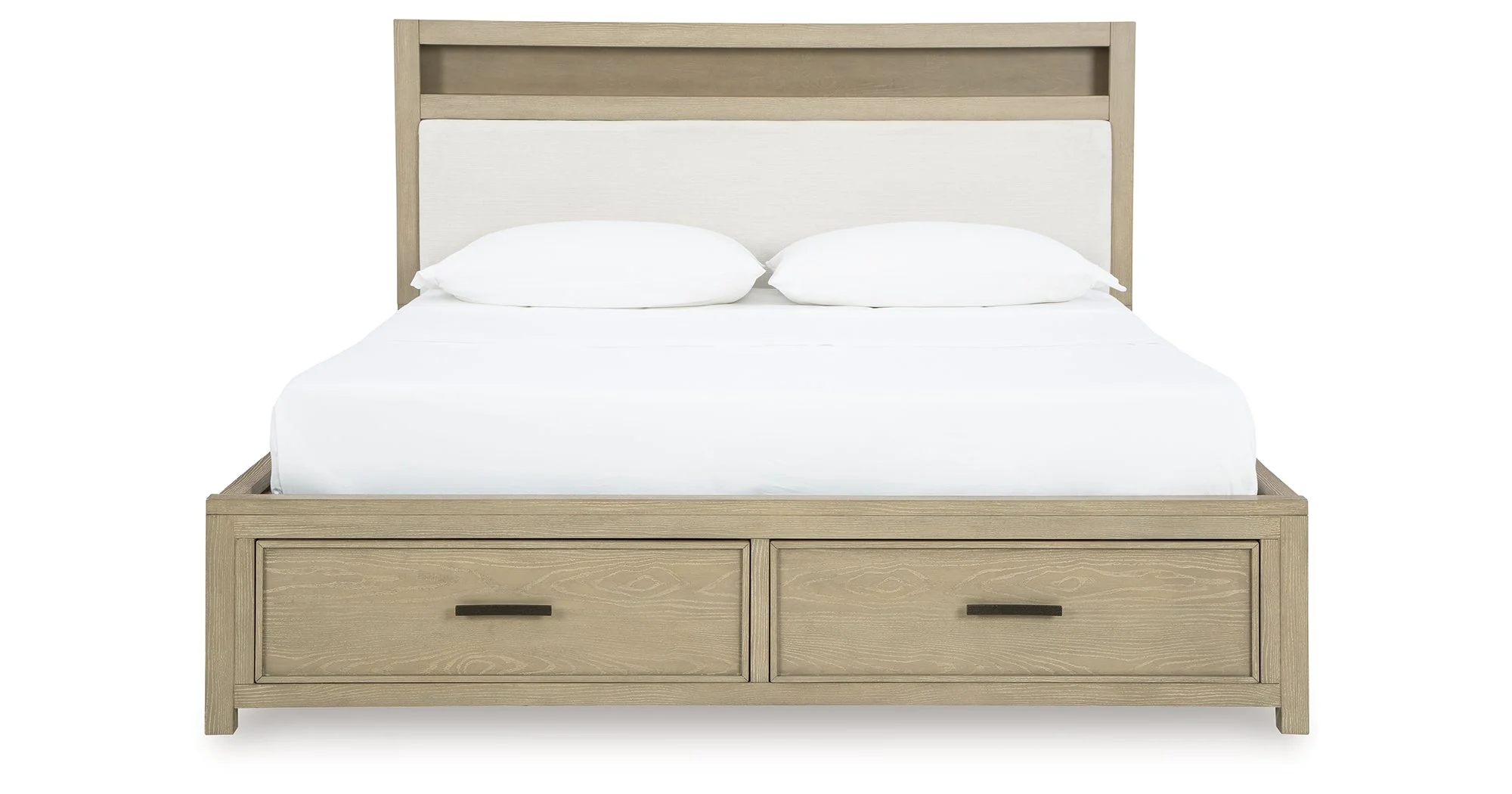 Calmoro Gray King Bookcase Bed - Image 4