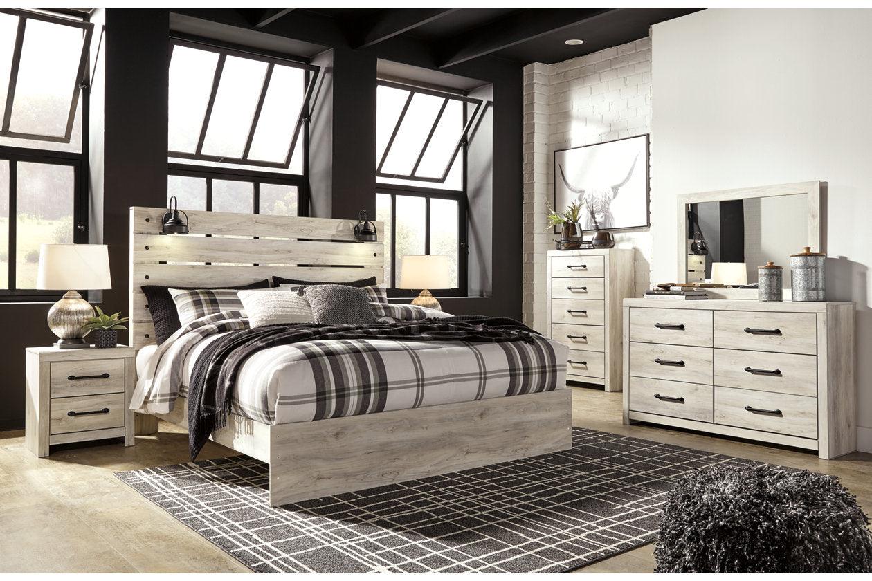 Cambeck Whitewash King Panel Bed - Image 5