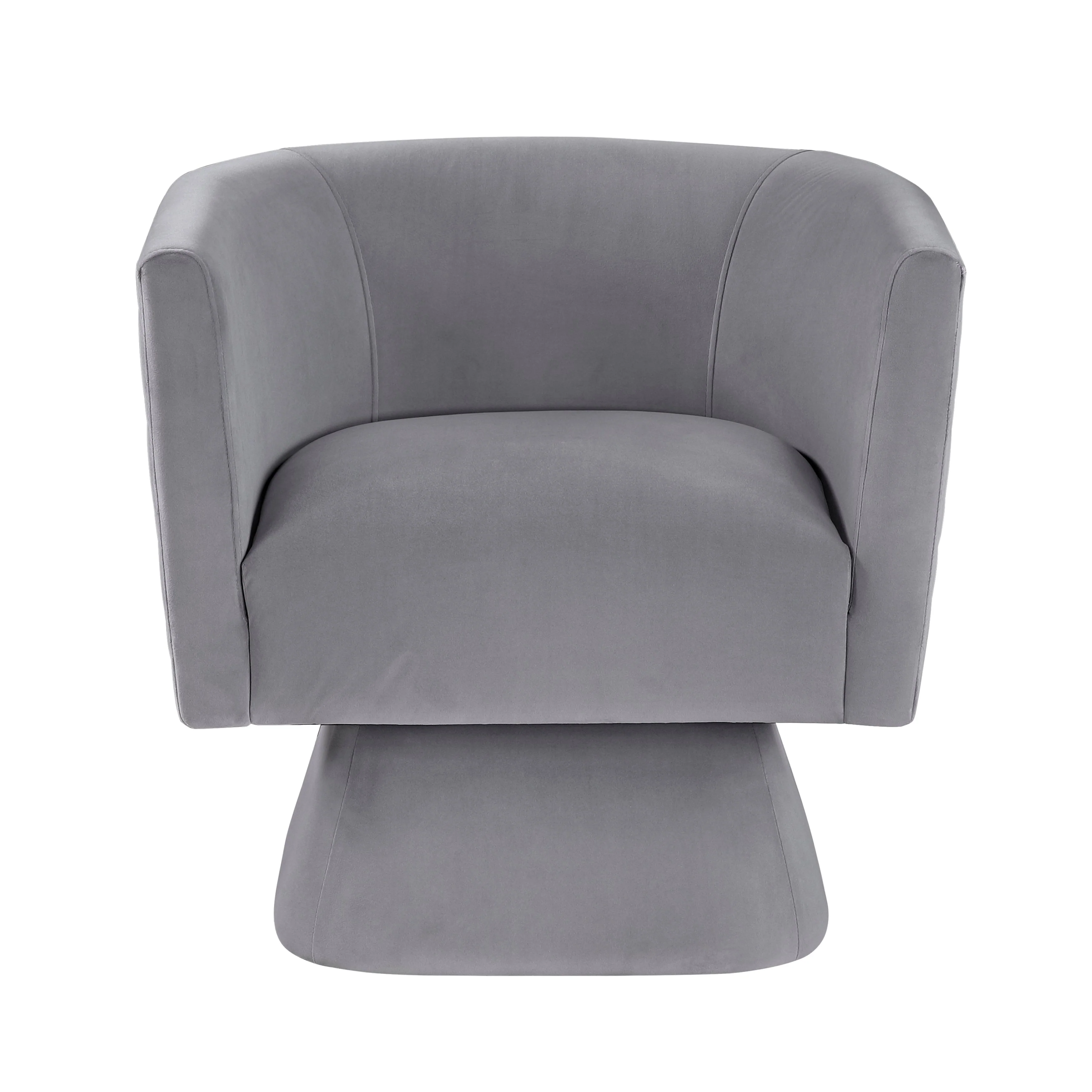 Candace Gray Swivel Chair - Image 2
