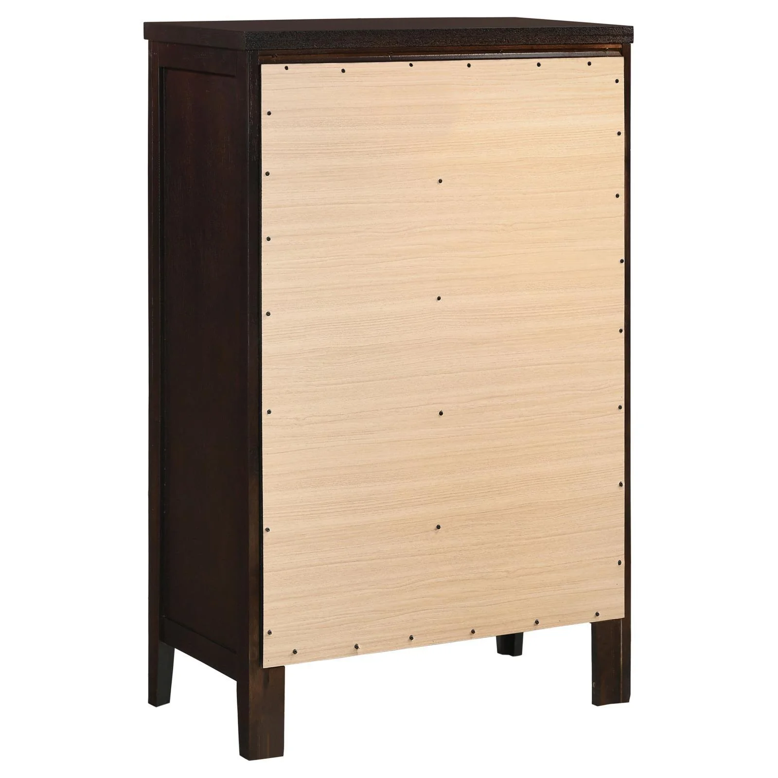 Carlton Cappuccino 5-Drawer Rectangular Chest - Image 7