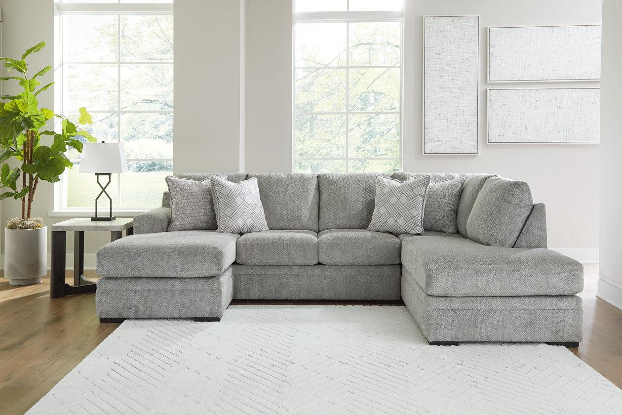 Casselbury Cement 2-Piece Right Arm Facing (RAF) Chaise Sectional