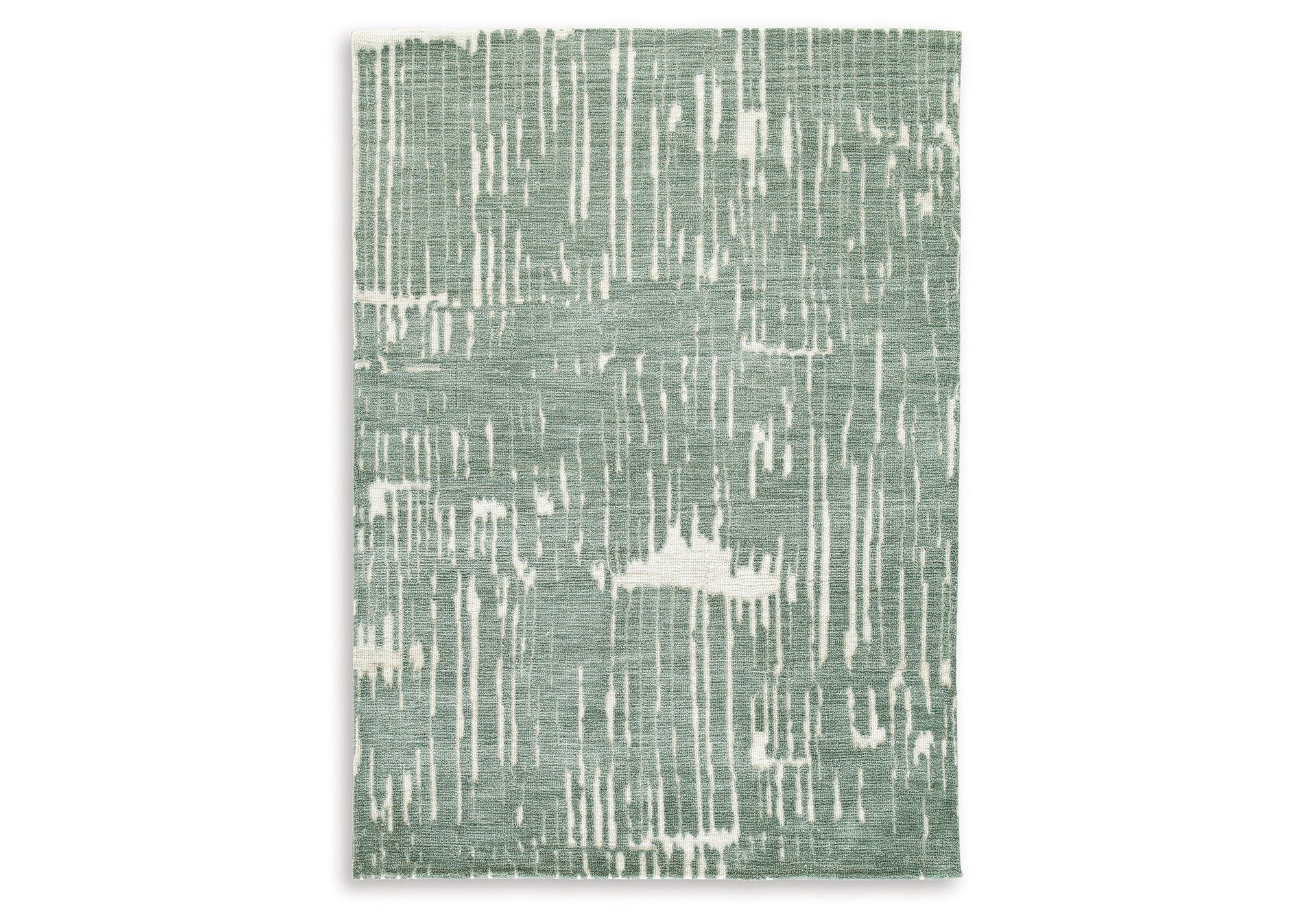 Cayworth Teal/White Large Rug - Image 5