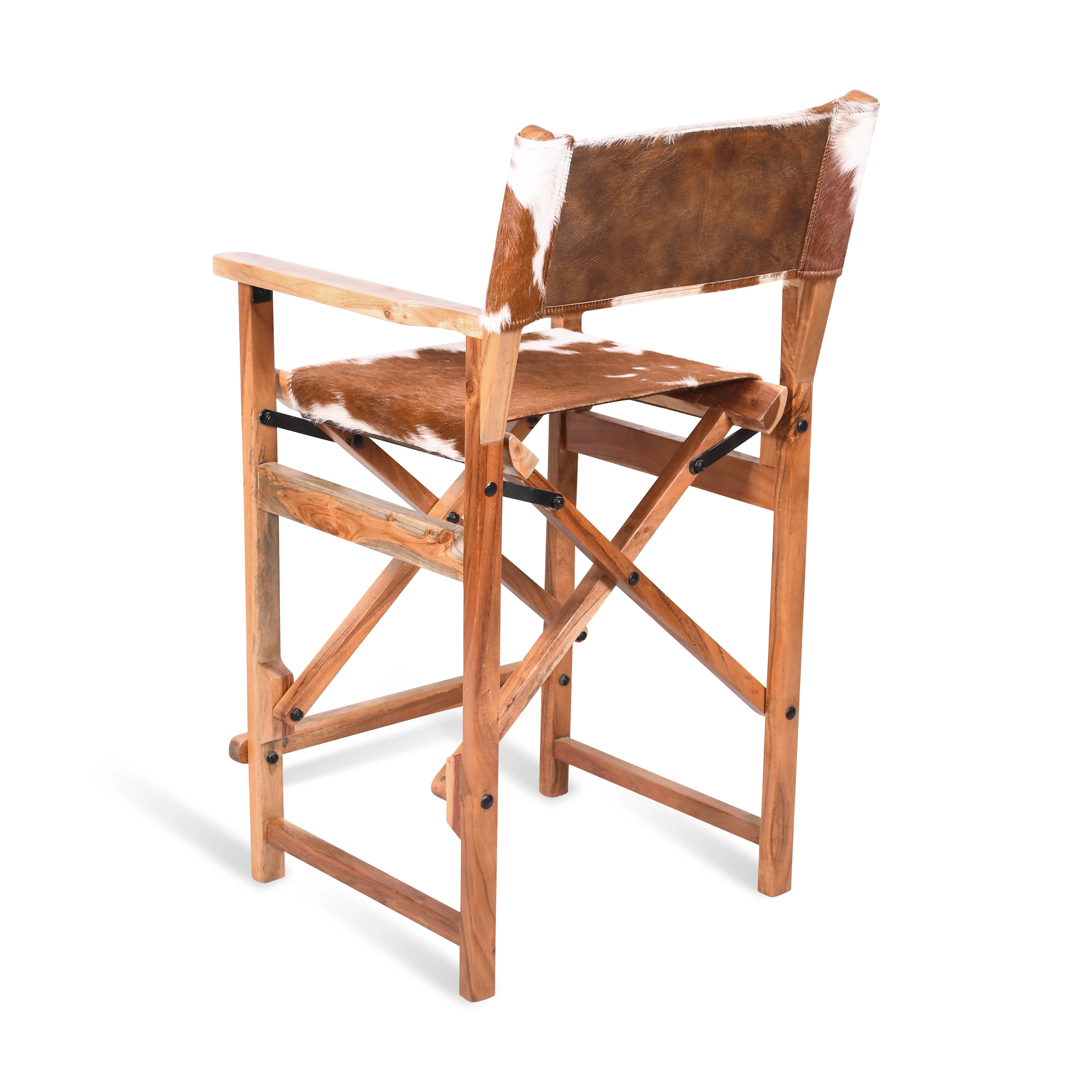 Lenox 18" Upholstered Counter Chair in Walnut - Image 3
