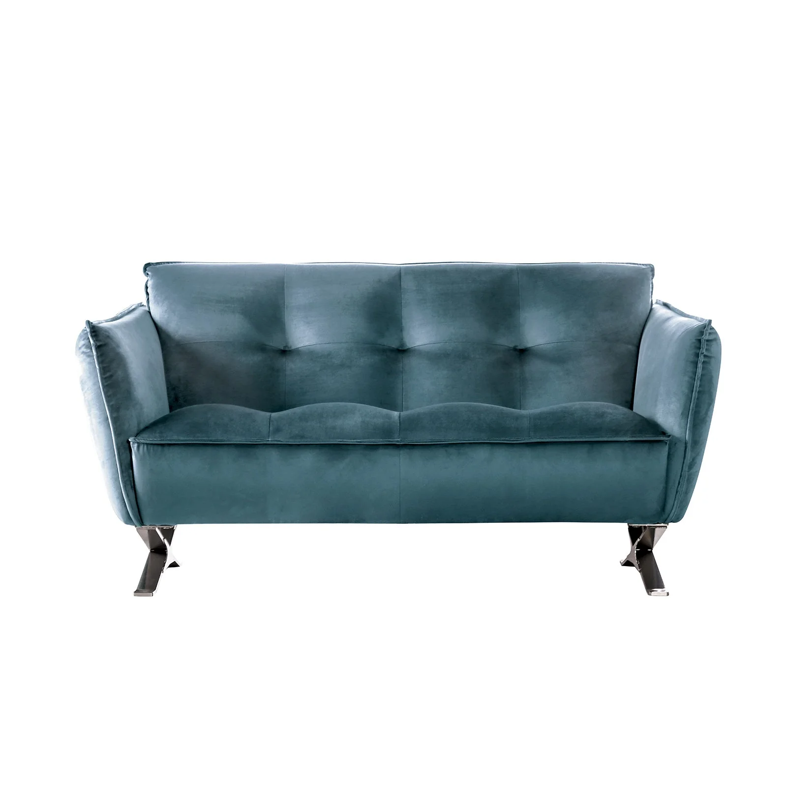 Civellutino Teal Upholstery Living Room Set - Image 2